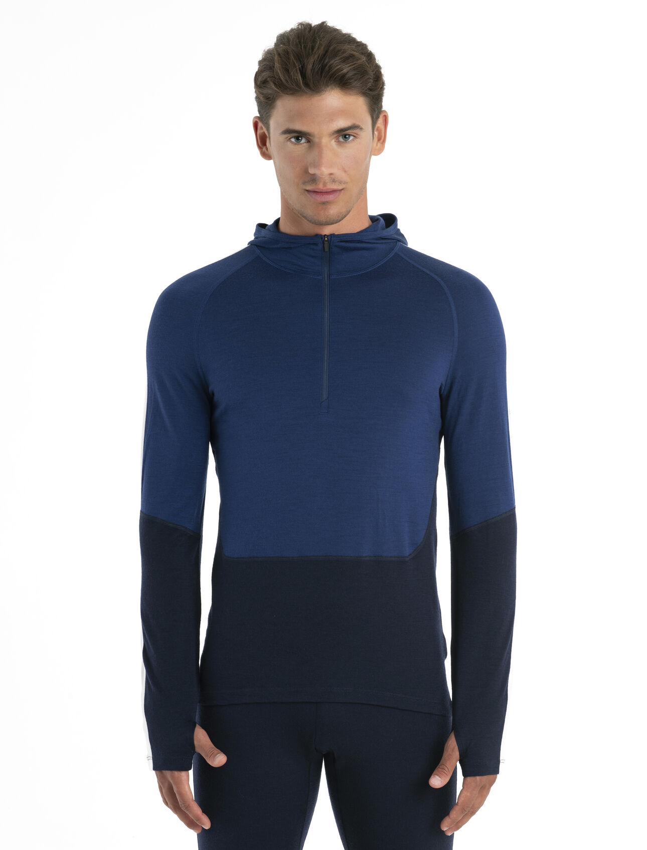 Men's Merino 200 Sonebula Long Sleeve Half Zip Thermal Hood