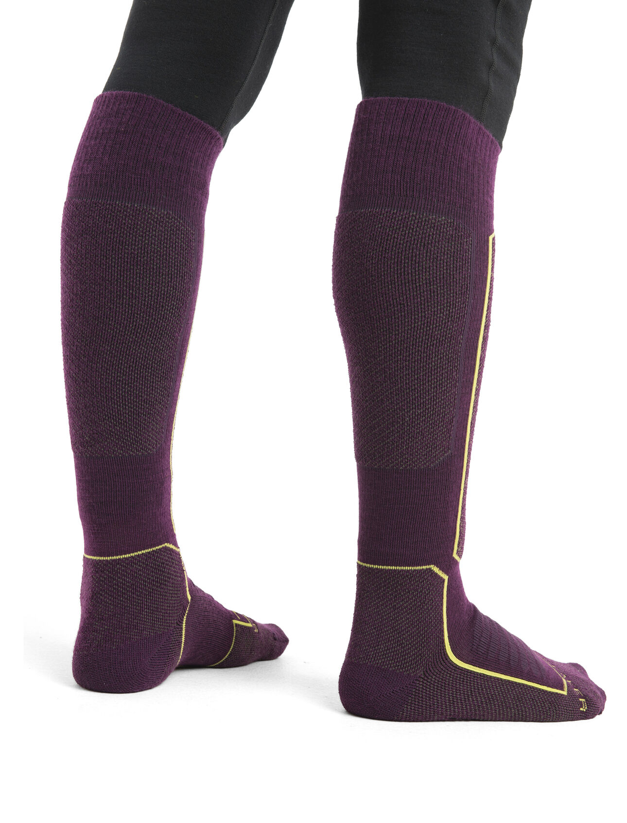 Men's Merino Ski+ Medium Over the Calf Socks