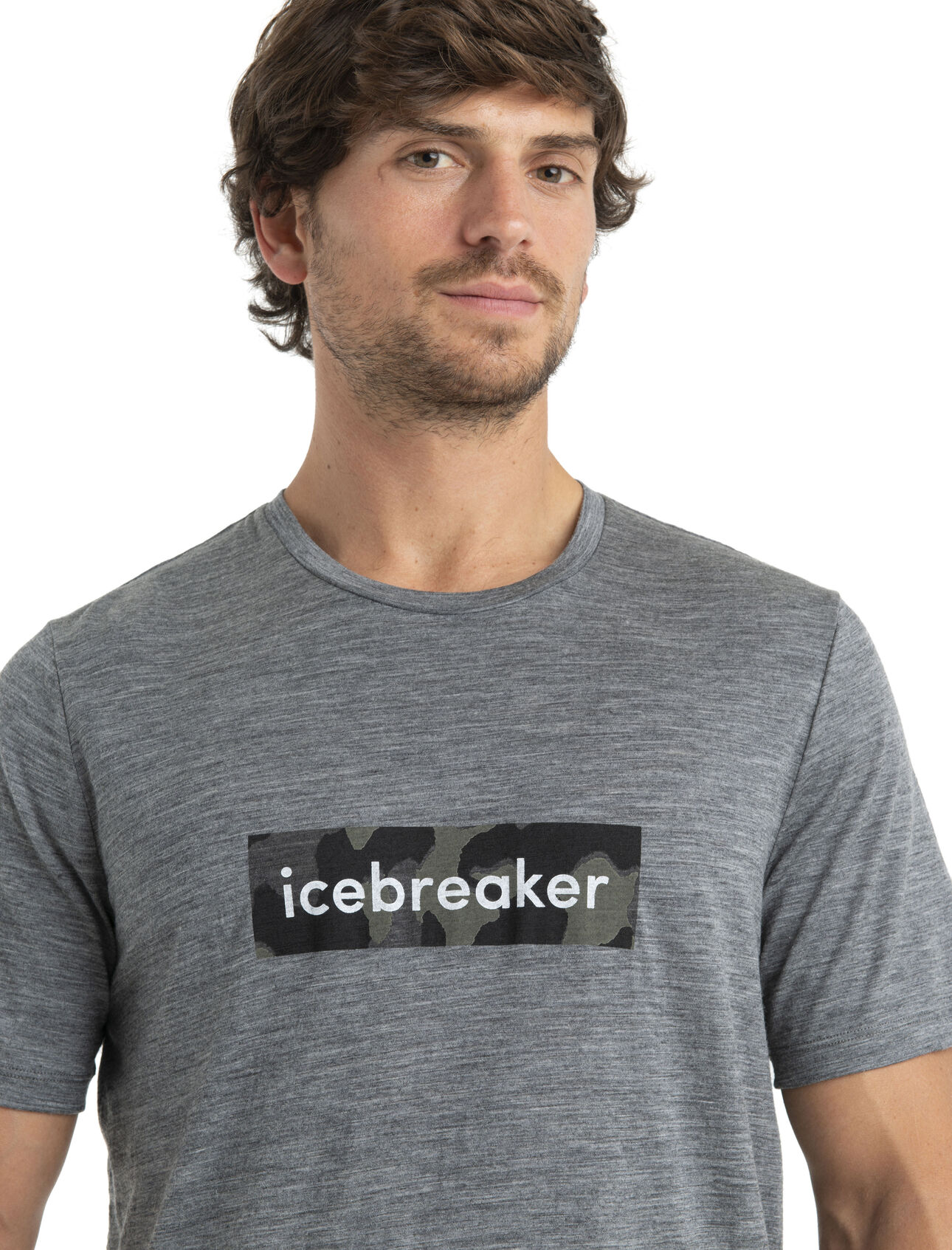 Men's Merino 150 Tech Lite II Short Sleeve T-Shirt Natural Shades Logo