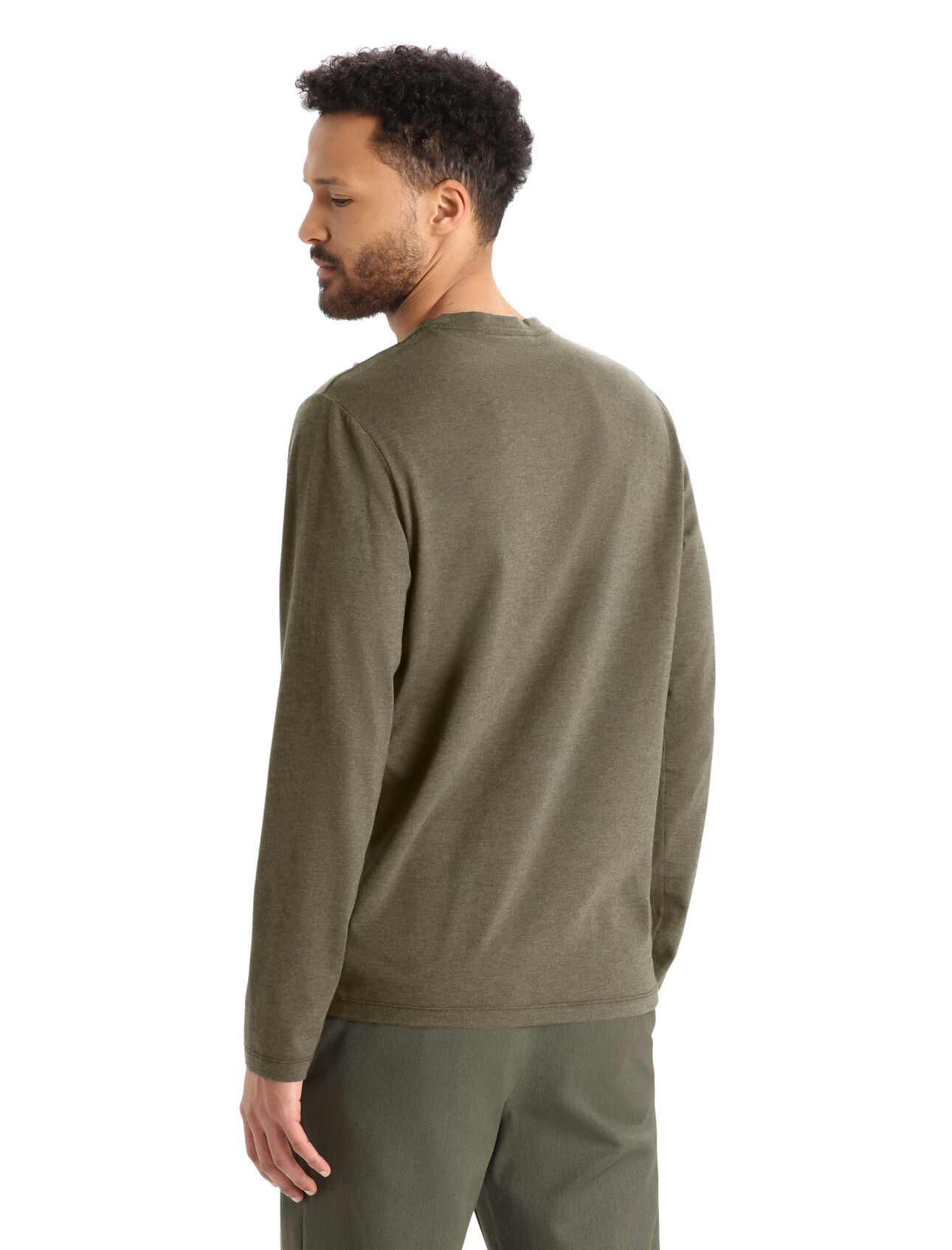 Men's Merino Central Classic Long Sleeve T-Shirt Canopy Camper