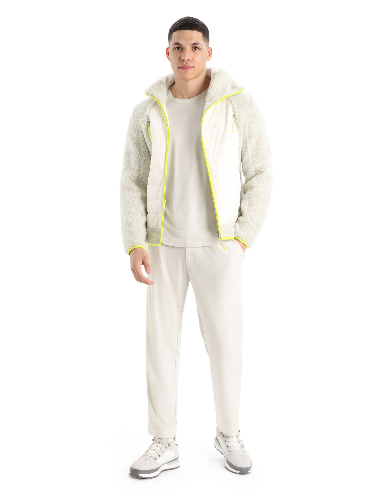 Men's RealFleece™ Merino High Pile Long Sleeve Zip Hood