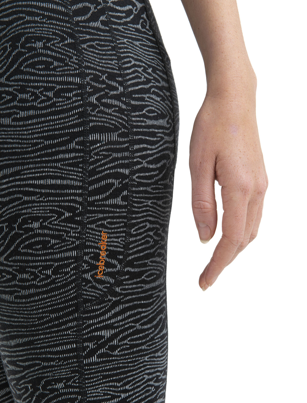 Women's Merino Fastray High Rise Tights IB Topo Lines
