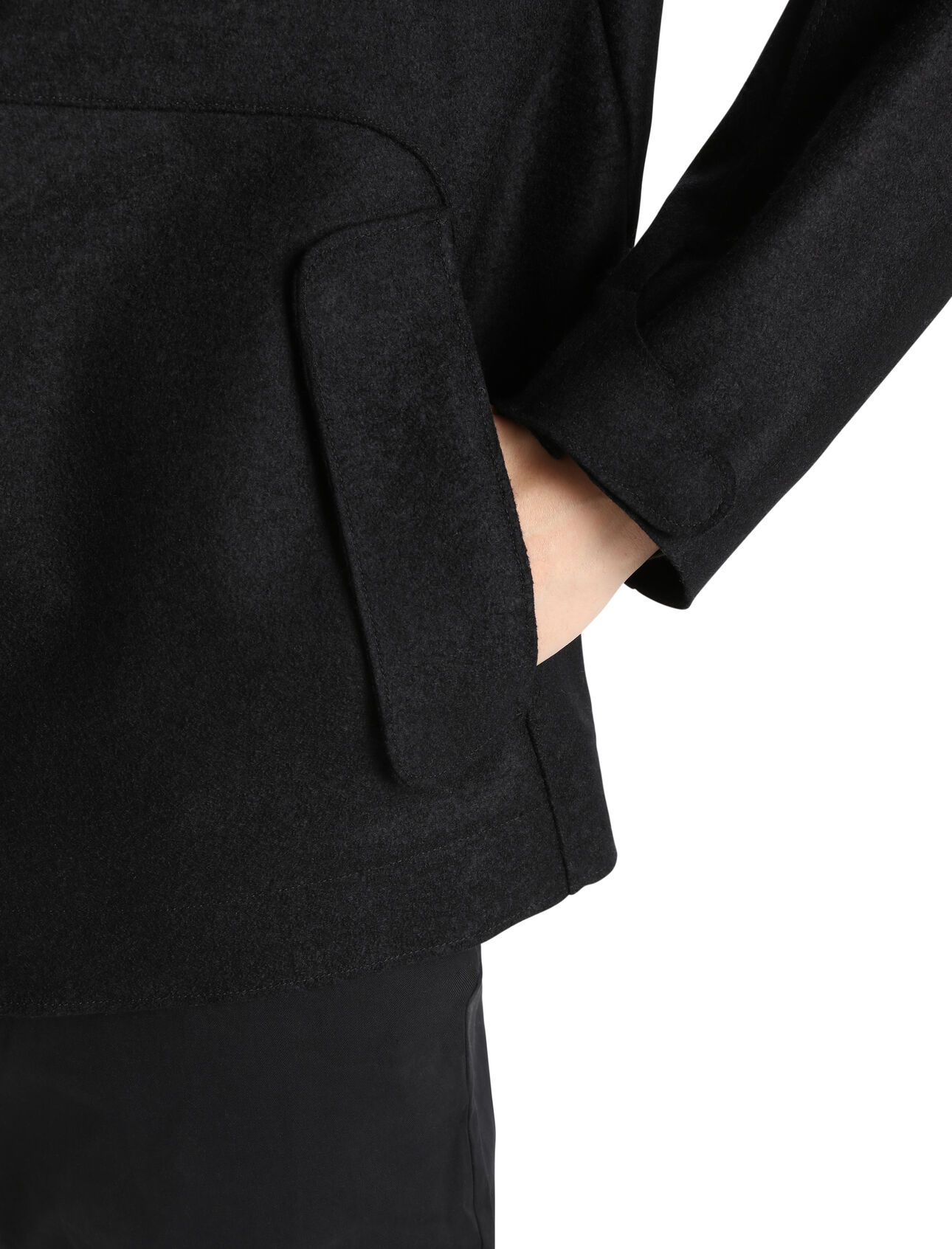 Men's Felted Merino Hooded Jacket