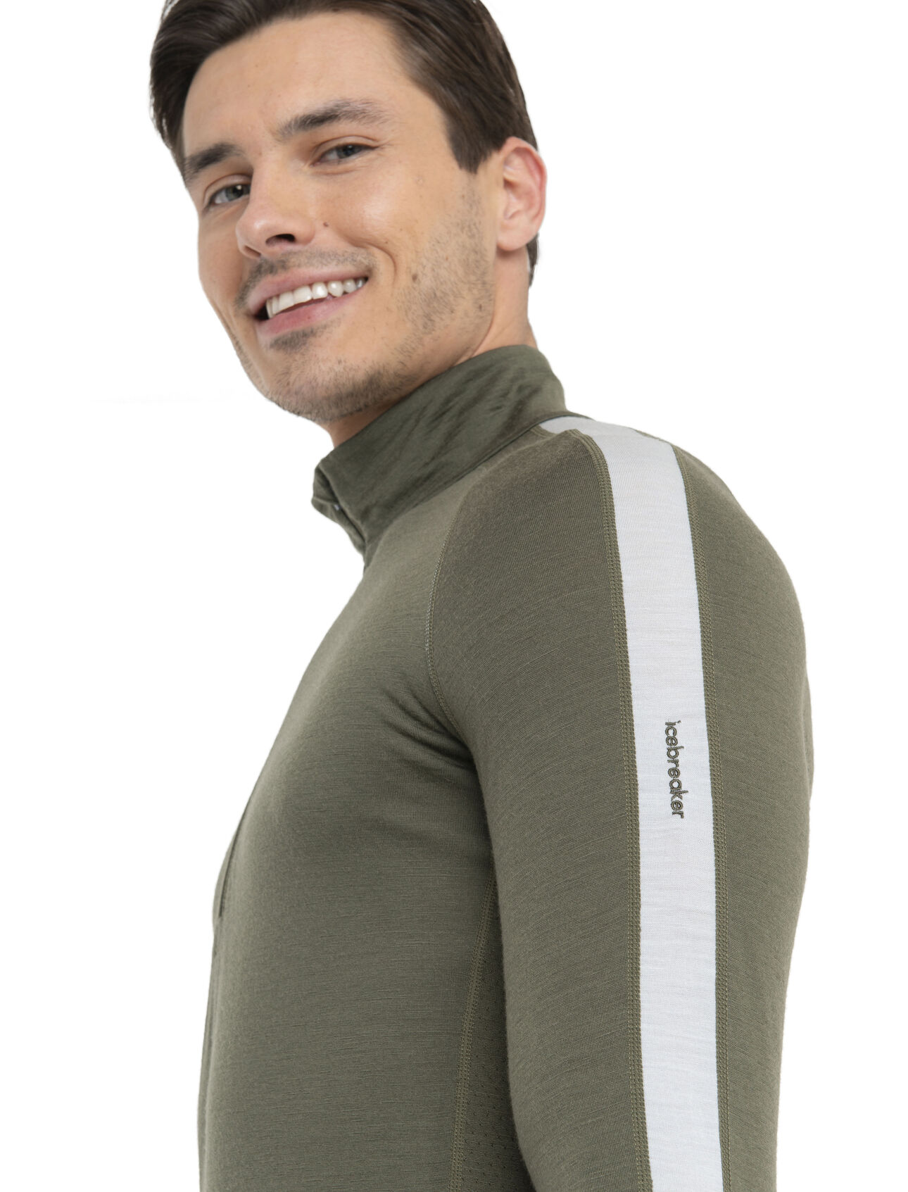 Men's 200 ZoneKnit™ Merino Long Sleeve Half Zip Thermal Top