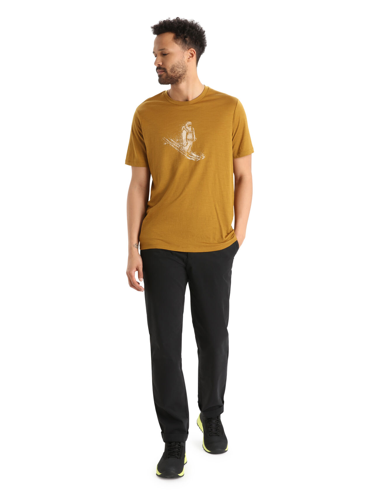 Men's Merino Tech Lite II Short Sleeve T-Shirt Skiing Yeti