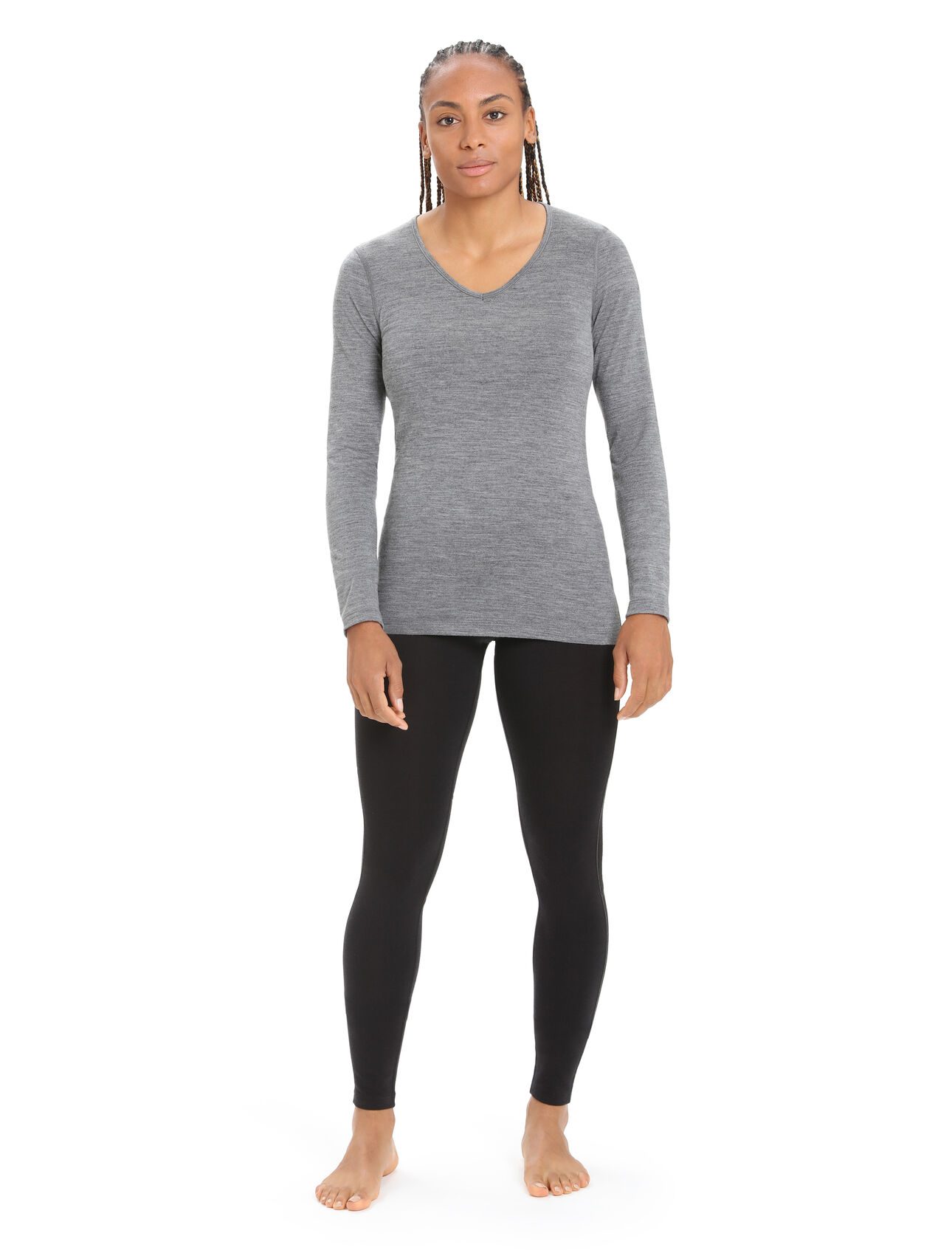 Women's Merino 200 Oasis Long Sleeve V Neck Thermal Top