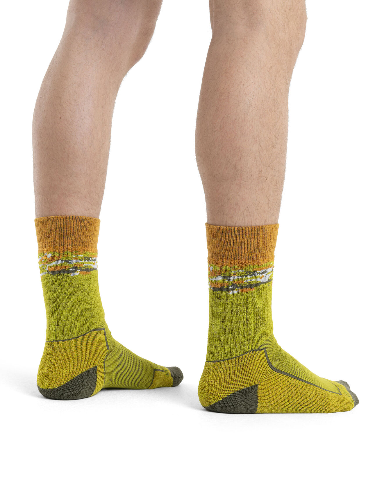 Men's Merino Hike+ Medium Crew Socks Sedimentary