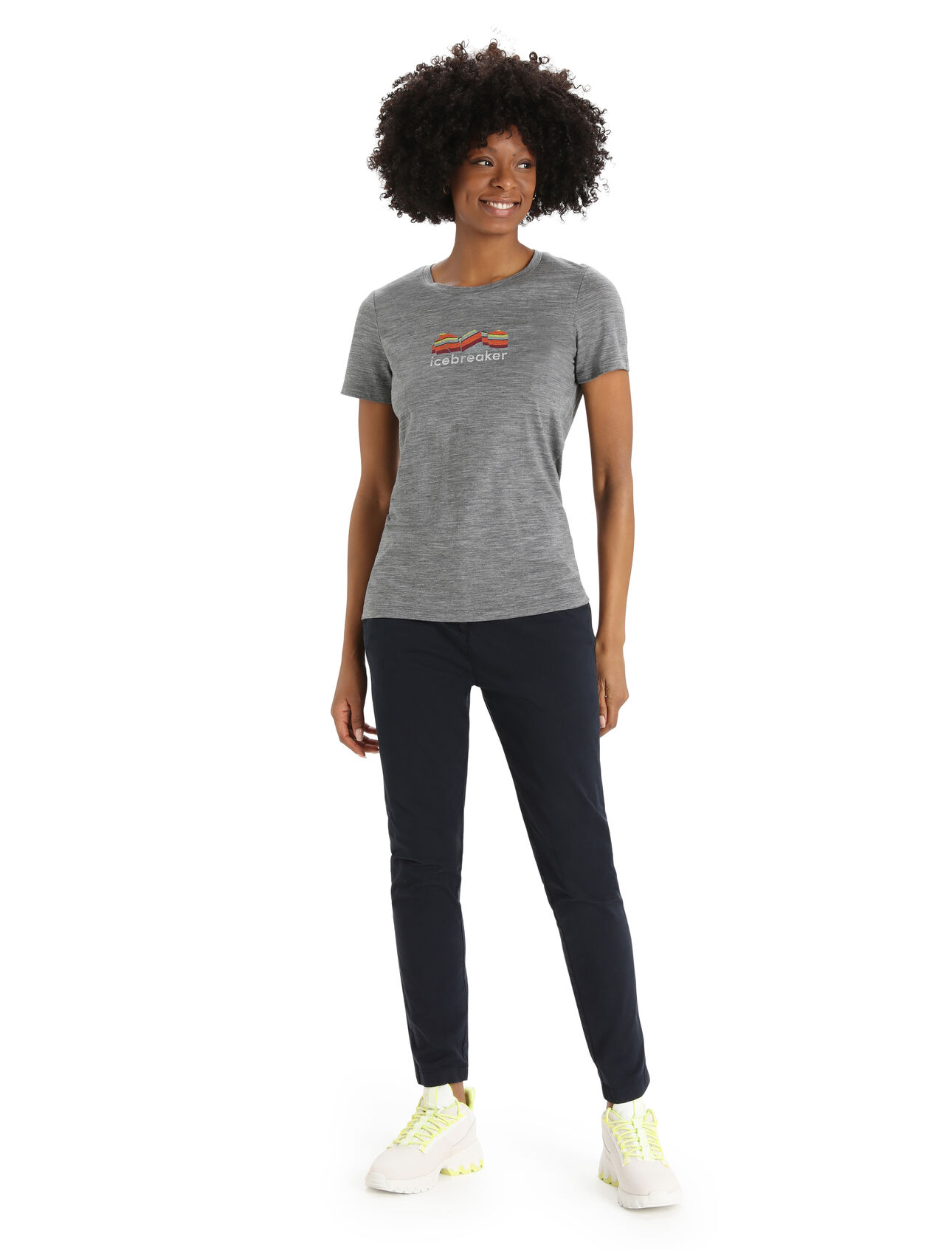 Women's Merino Tech Lite II Short Sleeve T-Shirt Mountain Geology