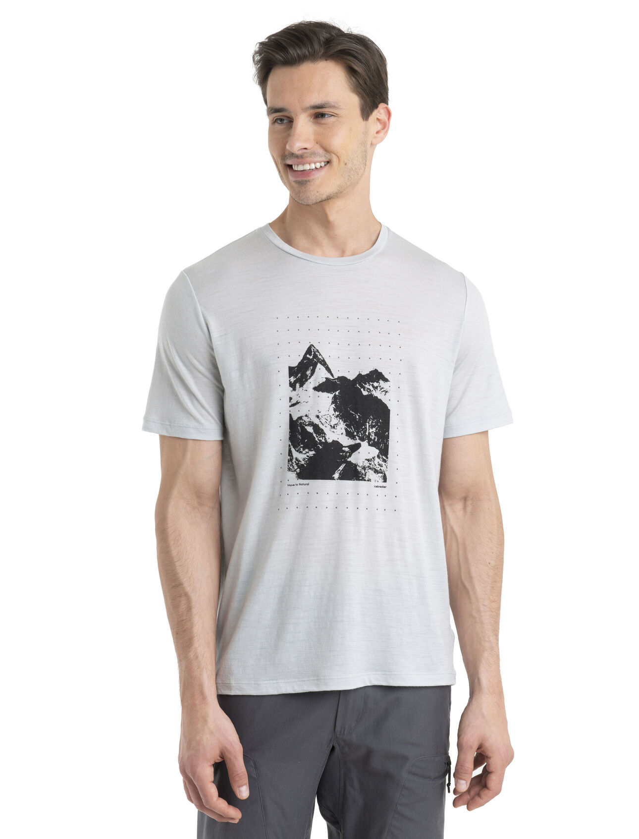 Men's Merino 150 Tech Lite II Short Sleeve T-Shirt Peak Grid