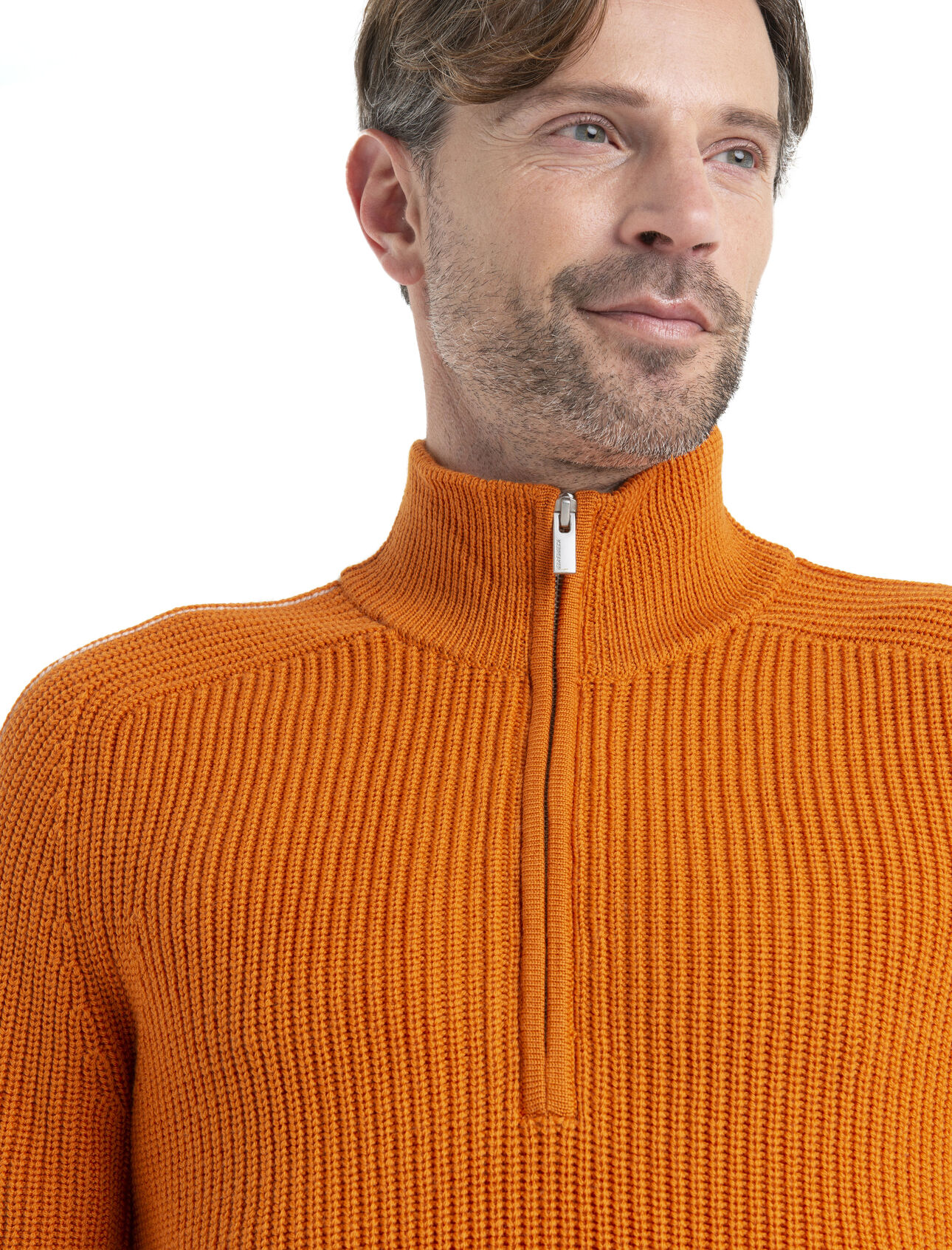 Men's Merino Lodge Long Sleeve Half Zip Sweater