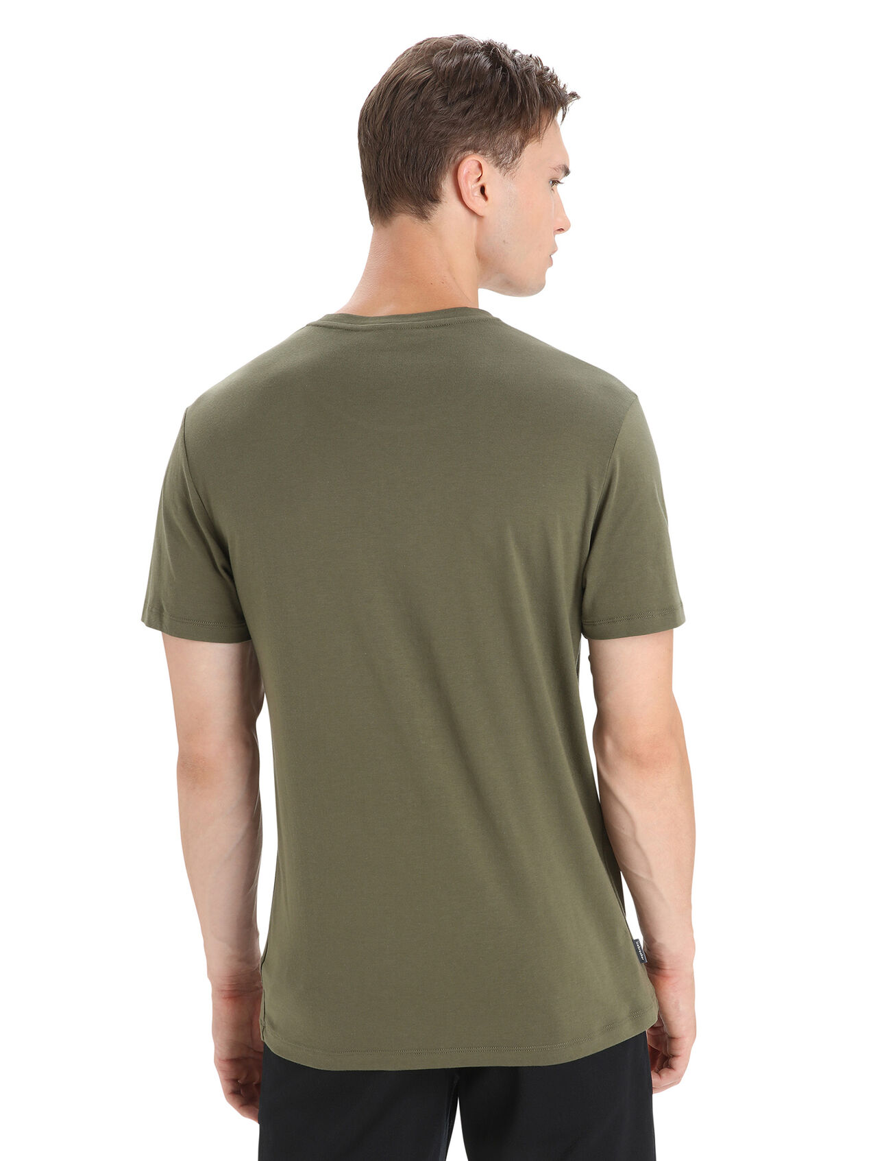 Men's Tencel™ Cotton Short Sleeve T-Shirt Natural Logo