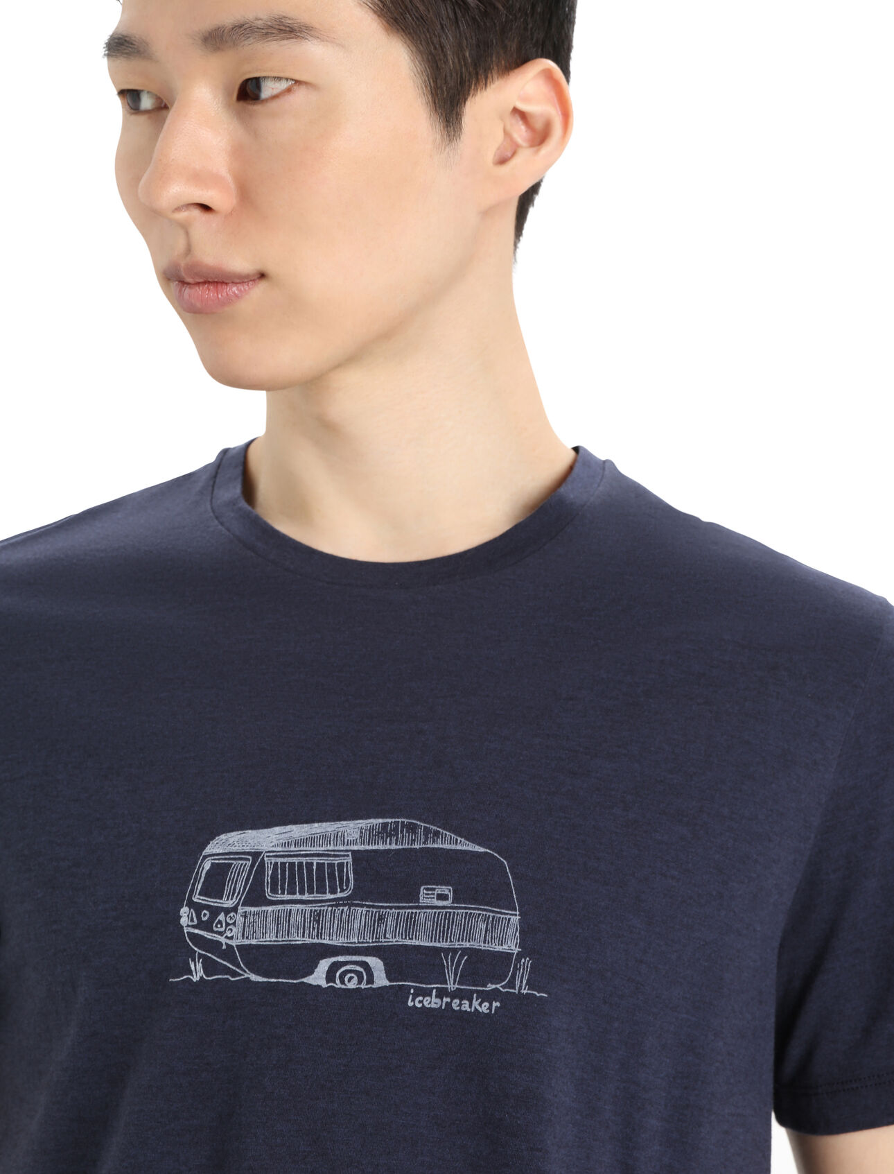 Men's Merino Central Classic Short Sleeve T-Shirt Caravan