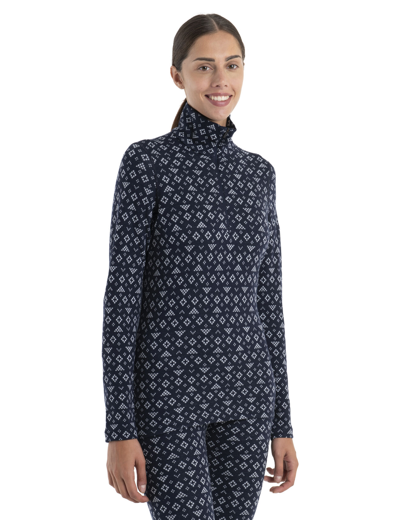 Women's Merino 260 Vertex Long Sleeve Half Zip Thermal Top First Snow