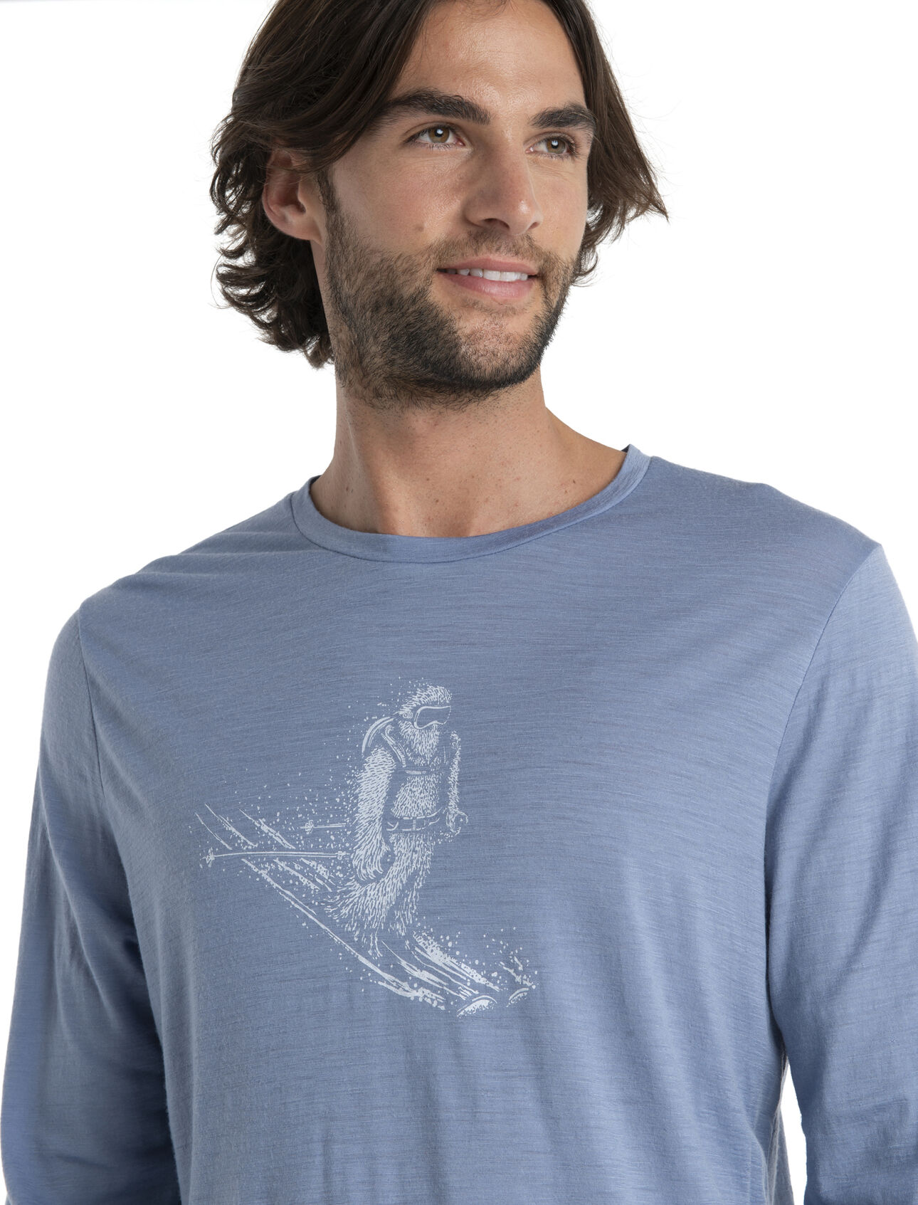 Men's Merino Tech Lite II Long Sleeve T-Shirt Skiing Yeti
