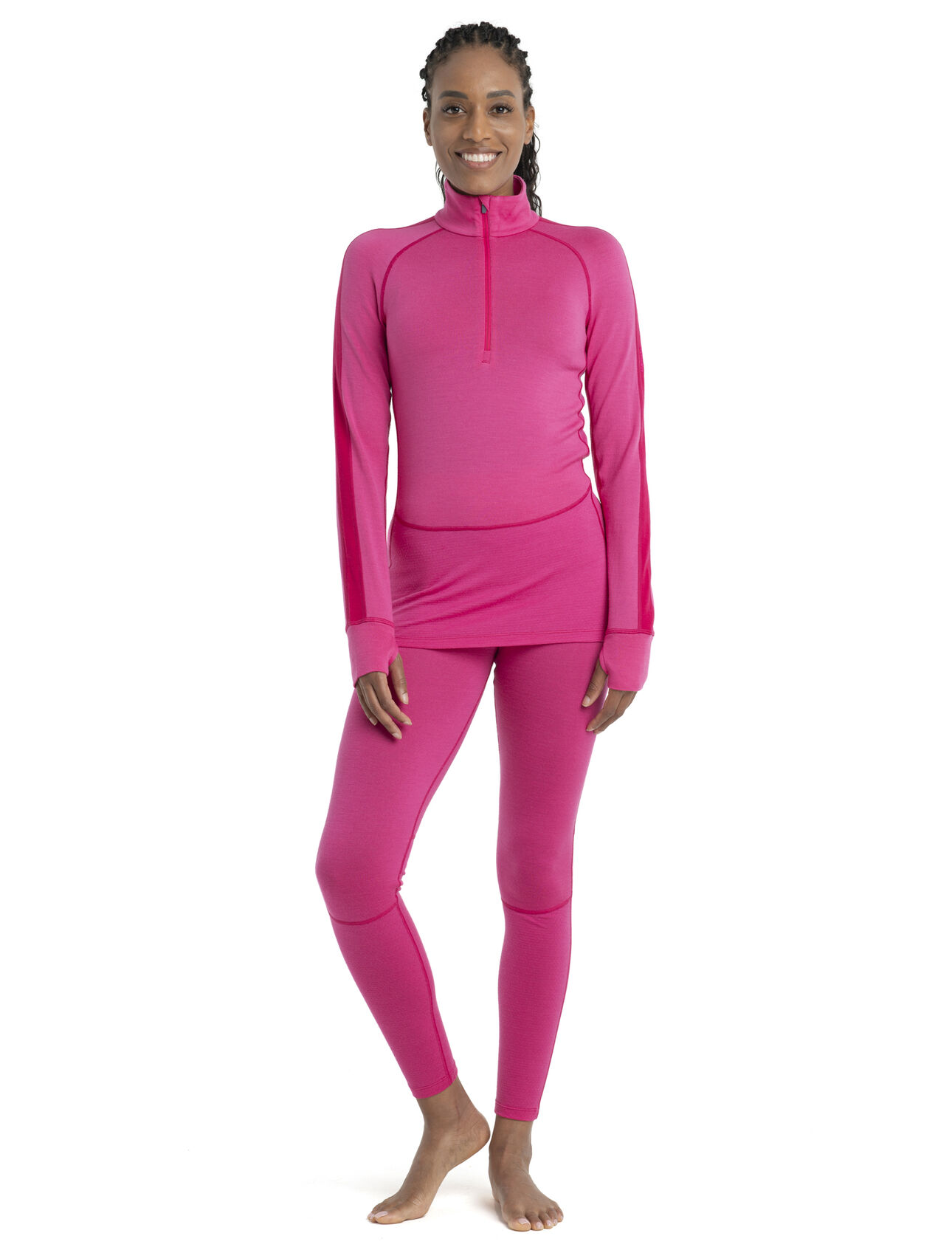 Women's 260 ZoneKnit™ Merino Long Sleeve Half Zip Thermal Top