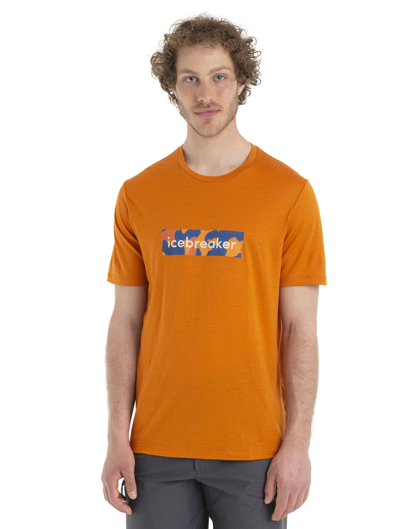 Men's Merino 150 Tech Lite II Short Sleeve T-Shirt Natural Shades Logo
