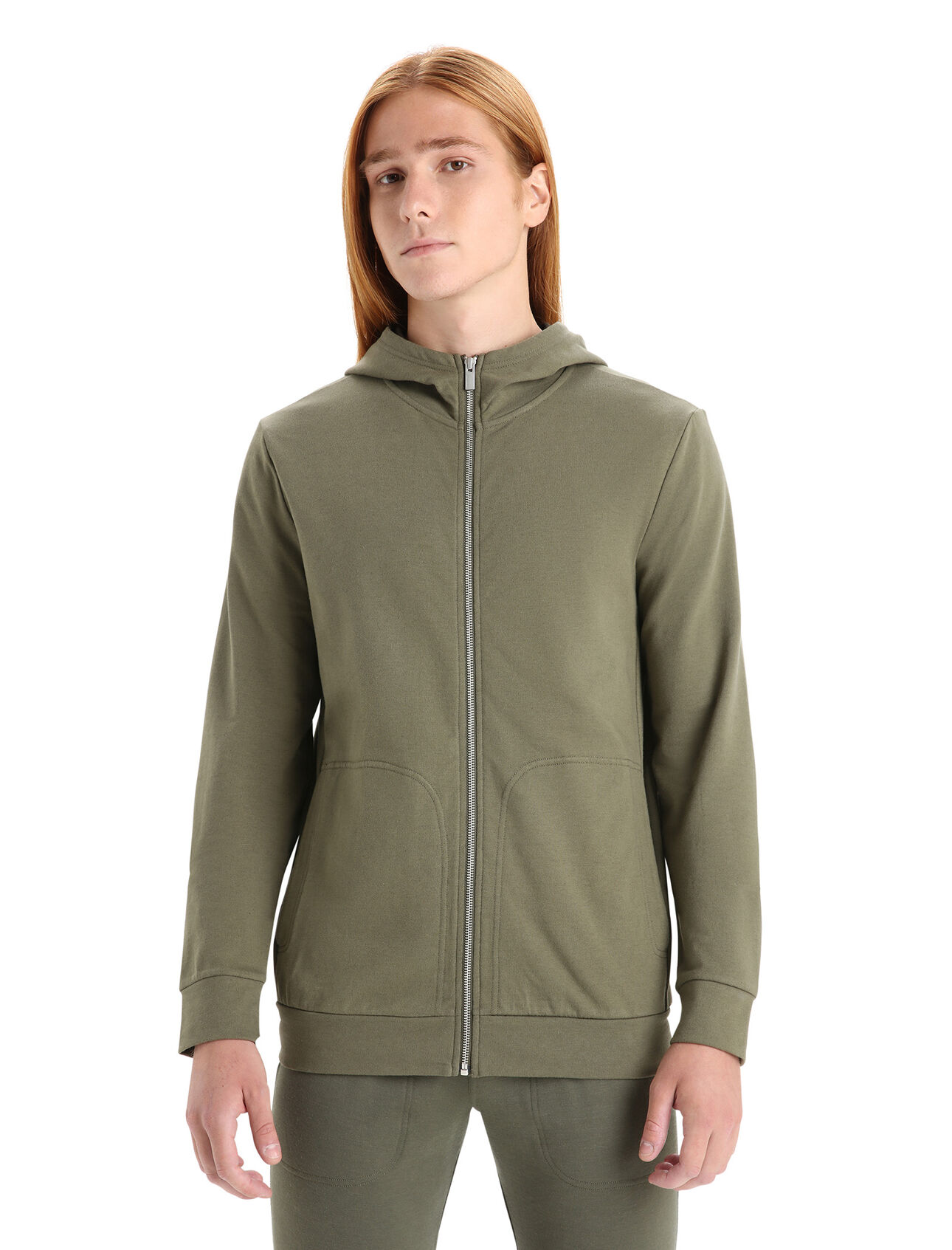 Men's Merino Central Classic Long Sleeve Zip Hoodie