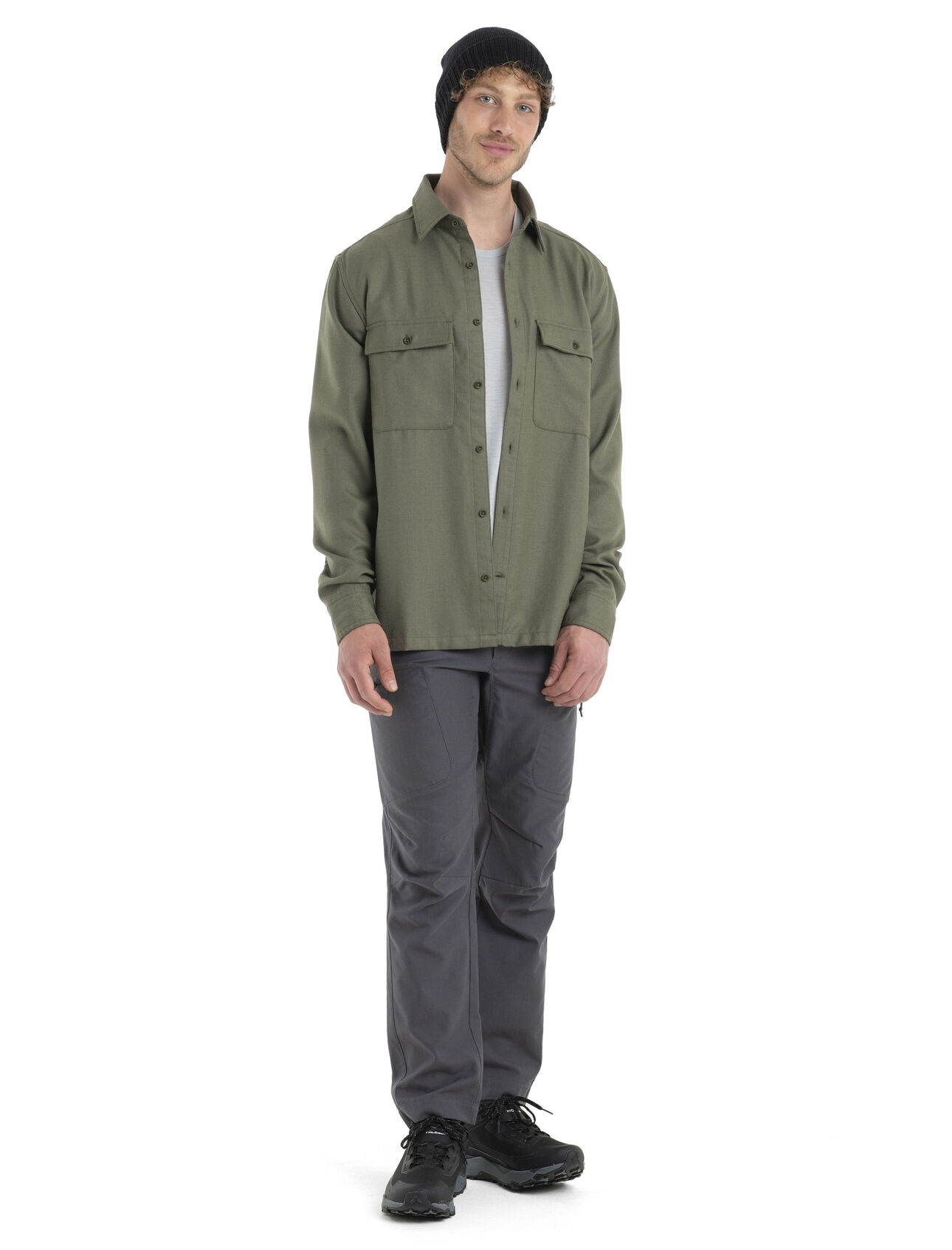 Men's Merino 200 Dawnder Long Sleeve Flannel Shirt