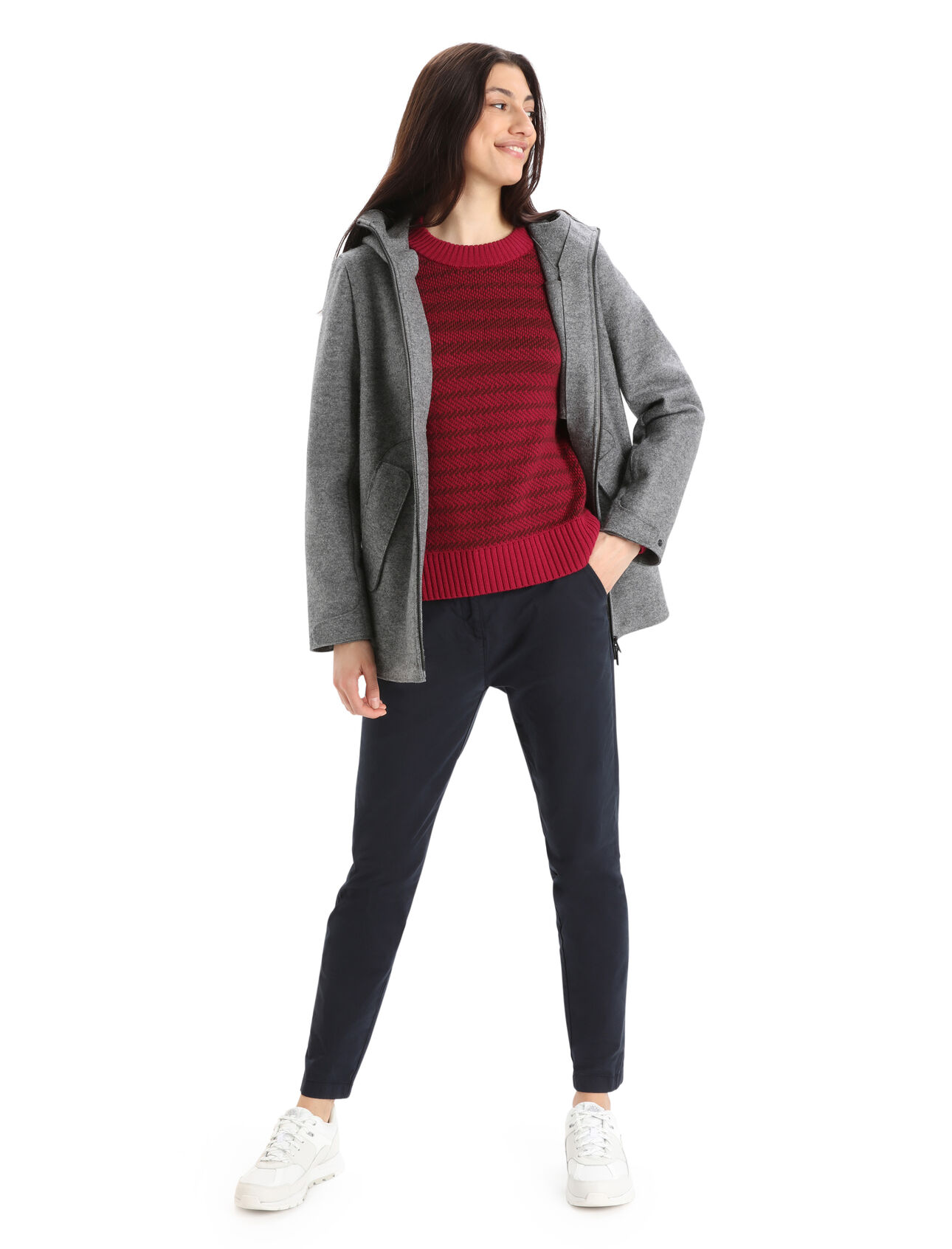 Women's Felted Merino Hooded Jacket
