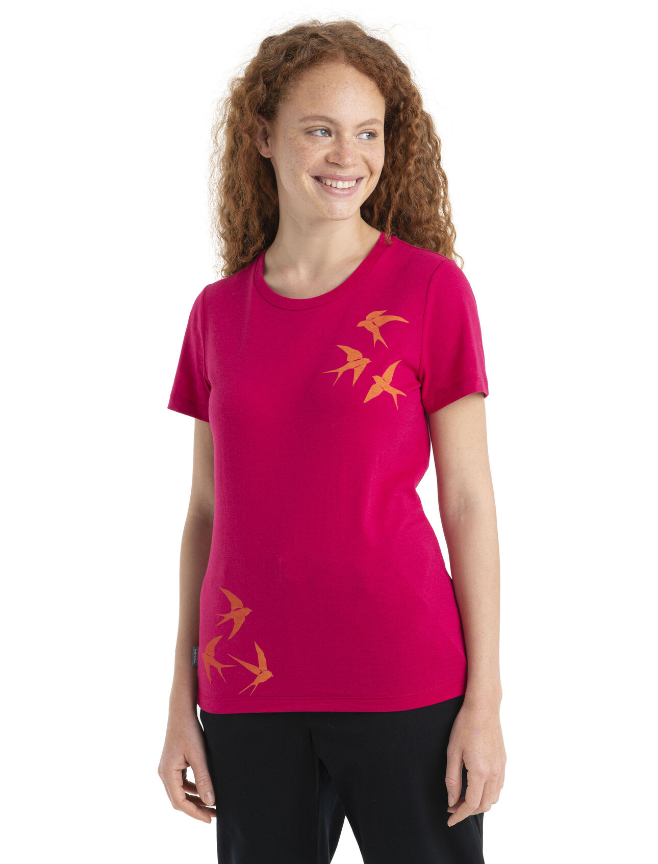 Women's Merino Central Classic Short Sleeve T-Shirt Swarming Shapes
