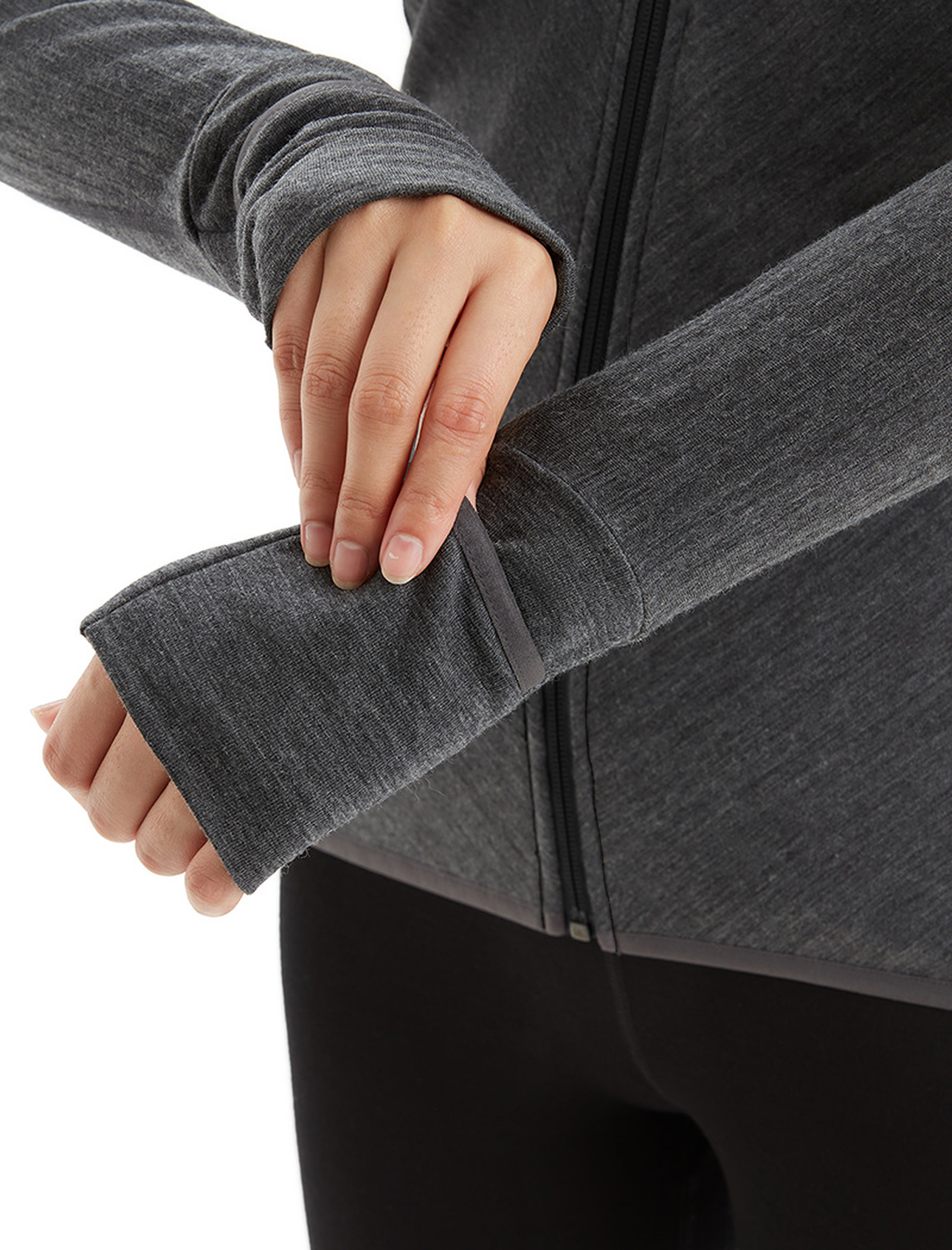 Women's RealFleece™ Merino Descender Long Sleeve Zip Hood Jacket