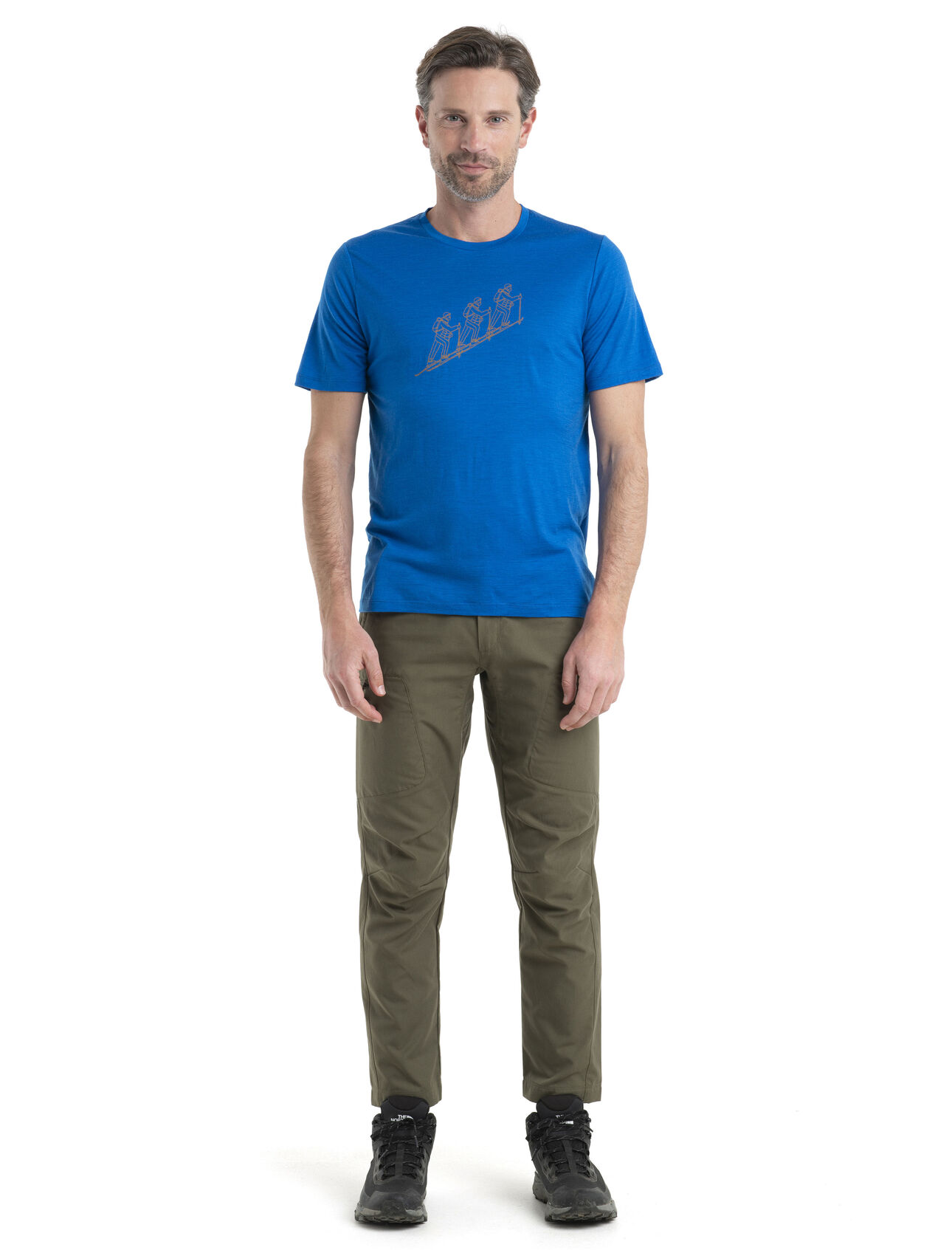 Men's Merino 150 Tech Lite II Short Sleeve T-Shirt Natural Ski Tour