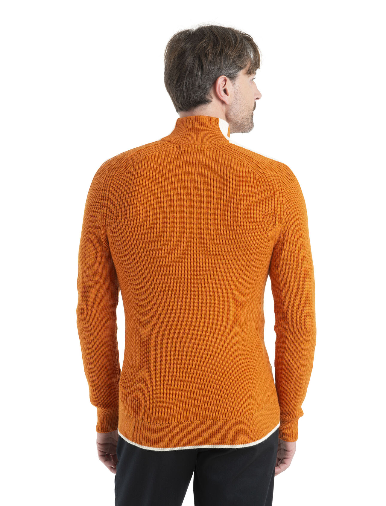 Men's Merino Lodge Long Sleeve Half Zip Sweater
