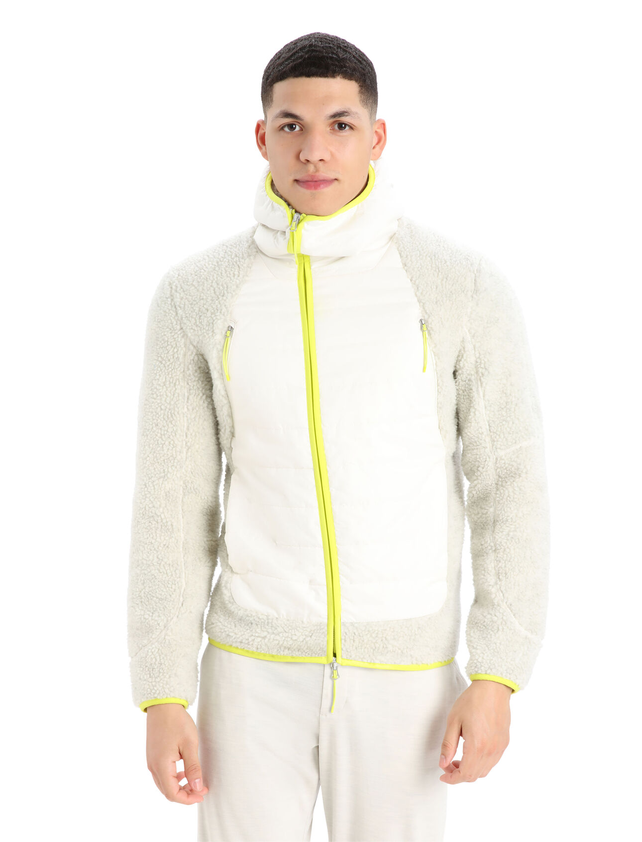 Men's RealFleece™ Merino High Pile Long Sleeve Zip Hood