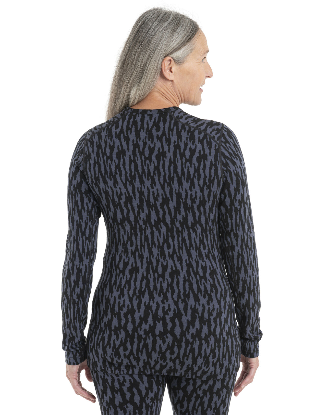 Women's Merino 260 Vertex Long Sleeve Thermal Top Glacial Flow