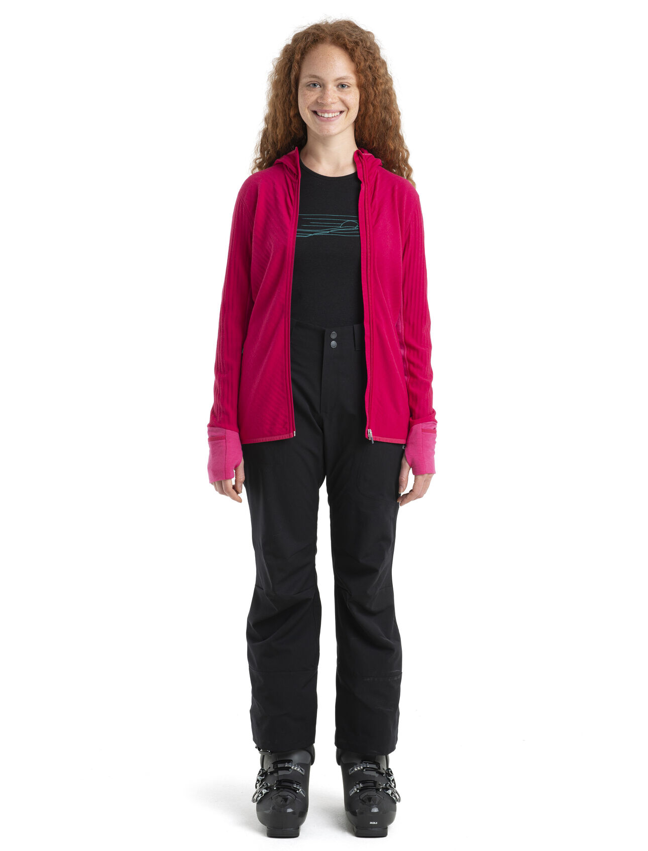 Women's RealFleece™ Merino Descender Long Sleeve Zip Hood Jacket