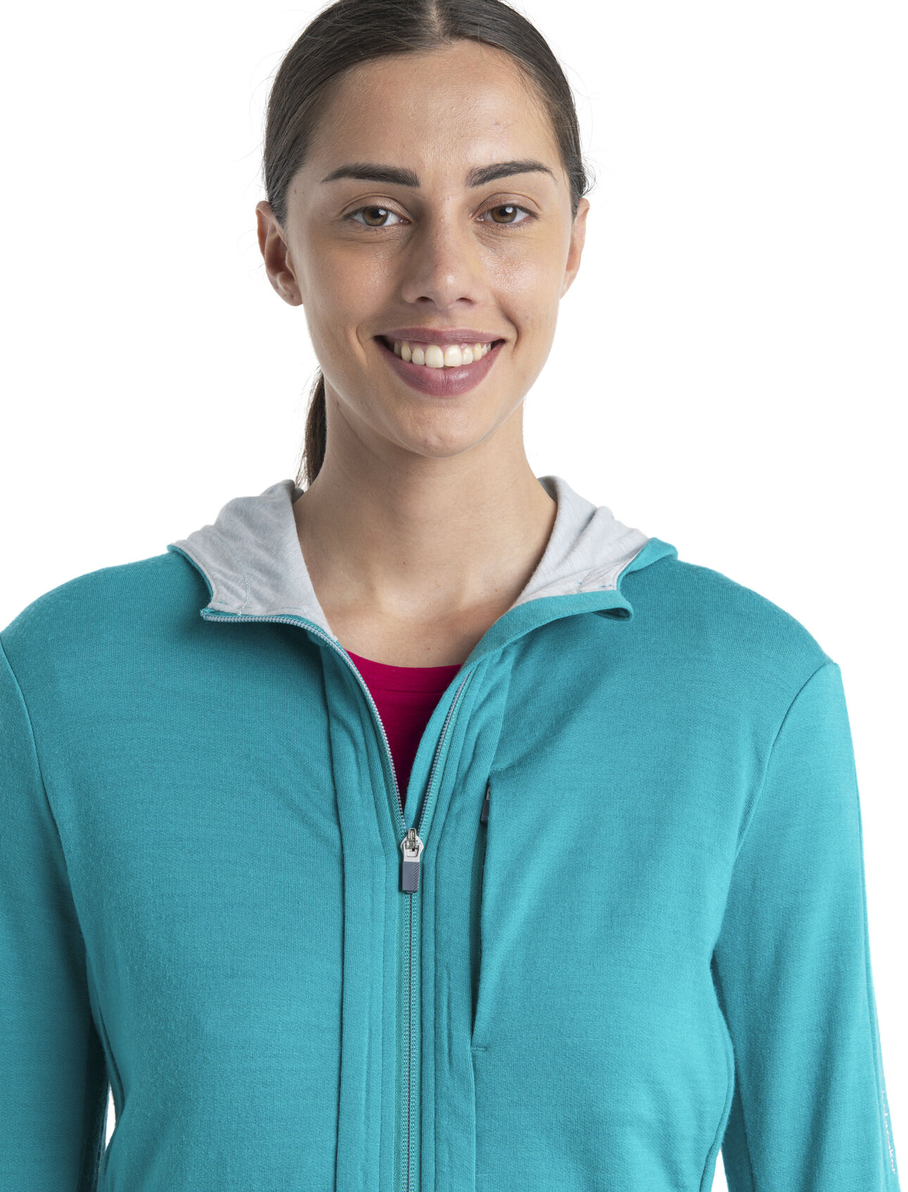 Women's Merino Quantum III Long Sleeve Zip Hoodie