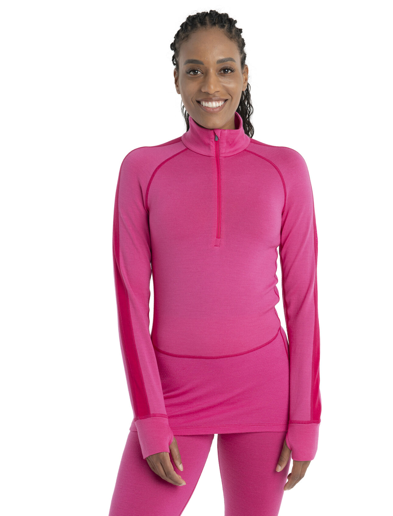 Women's 260 ZoneKnit™ Merino Long Sleeve Half Zip Thermal Top
