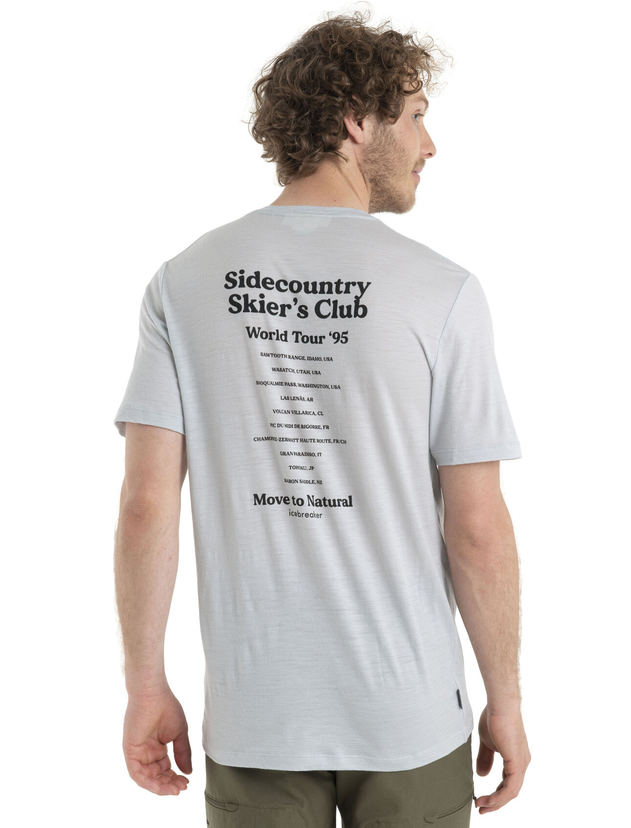 Men's Merino 150 Tech Lite II Short Sleeve T-Shirt Sidecountry Skiers Club