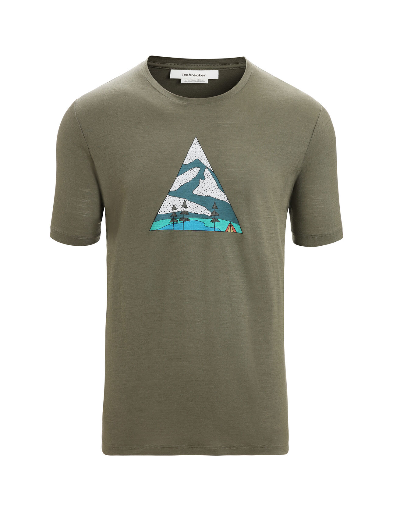 Men's Merino Tech Lite II Short Sleeve T-Shirt Camping Grounds