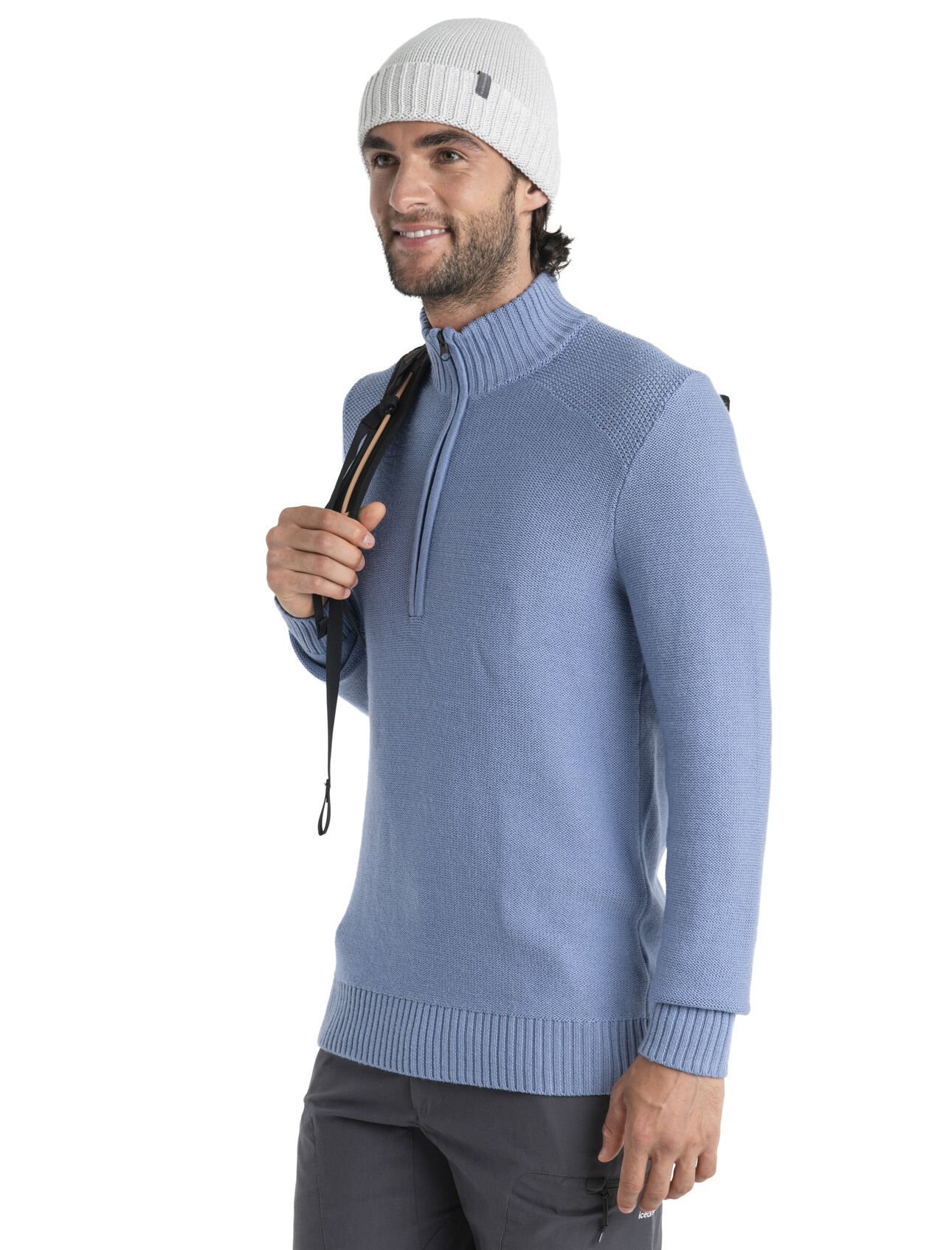 Men's Merino Waypoint Long Sleeve Half Zip Top
