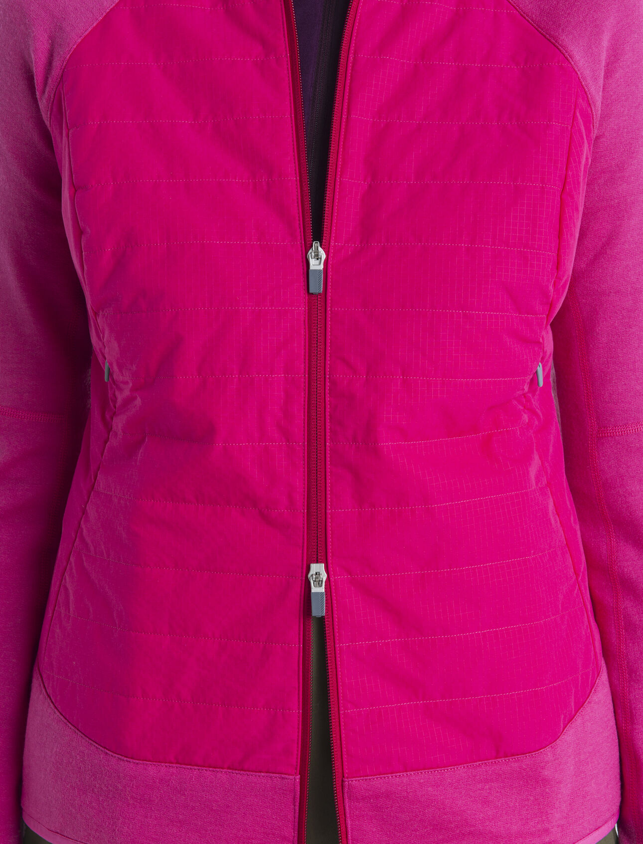 Women's Merino Quantum Hybrid Long Sleeve Zip Hoodie