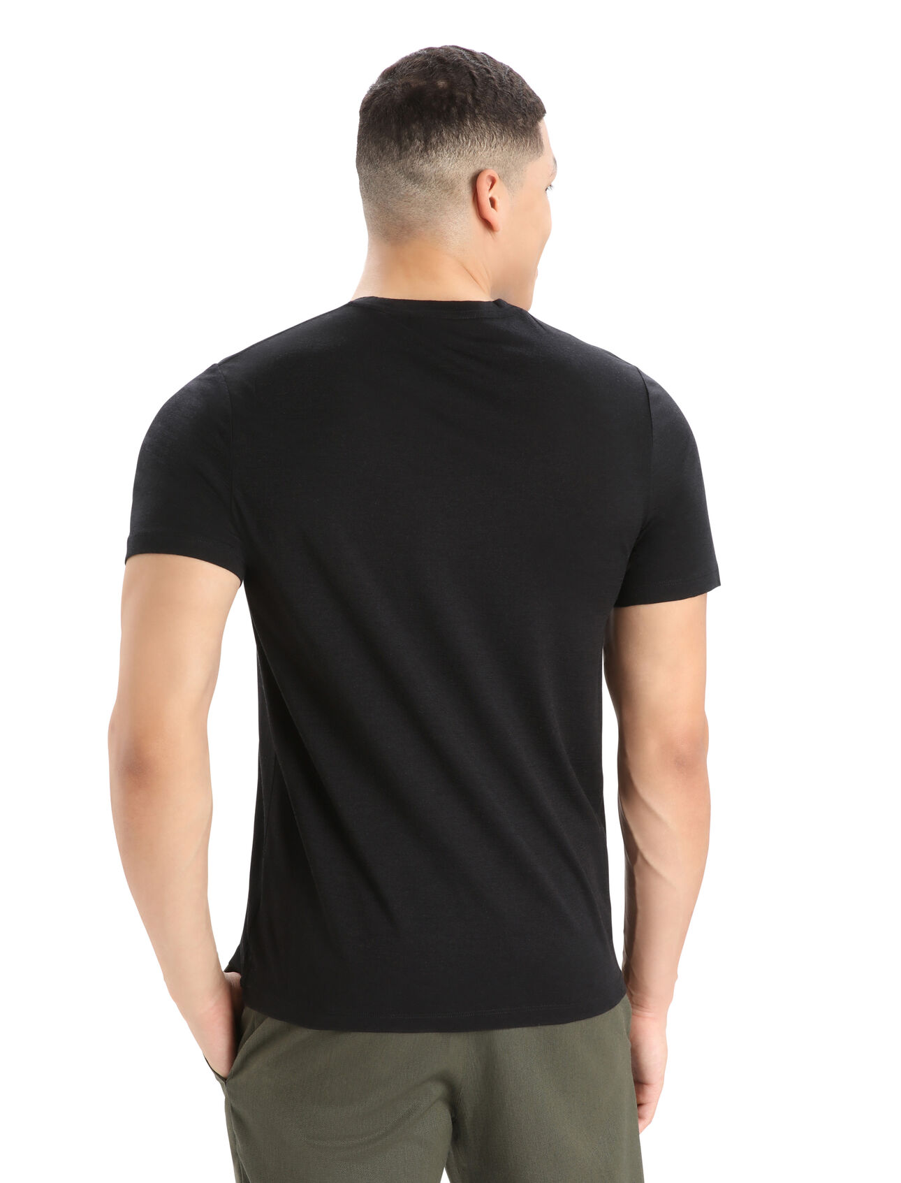 Men's Merino Tech Lite II Short Sleeve T-Shirt Natural Alps