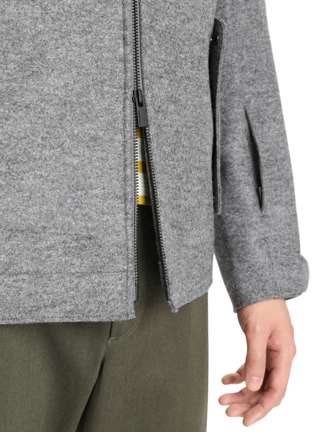 Men's Felted Merino Hooded Jacket