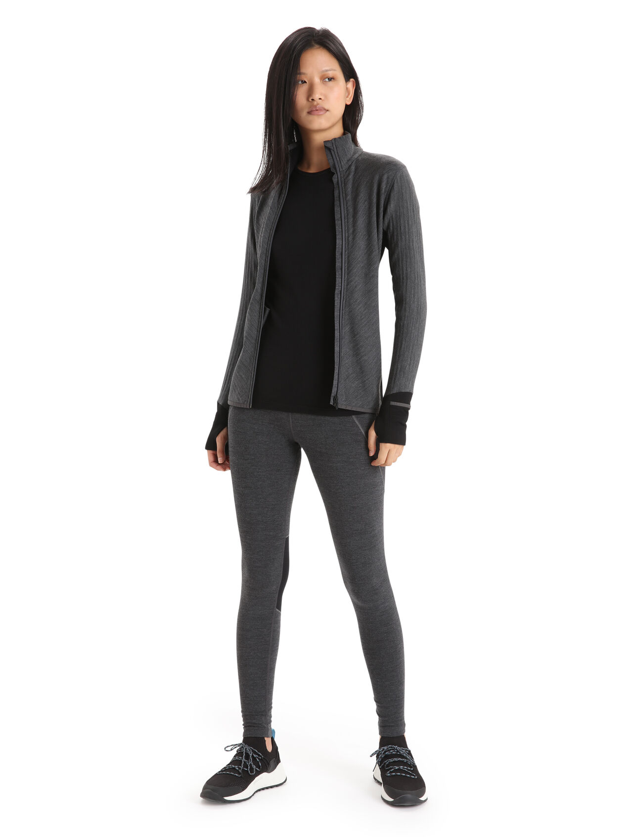 Women's RealFleece™ Merino Descender Long Sleeve Zip Jacket