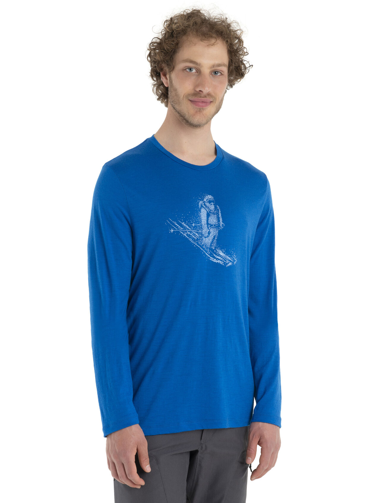 Men's Merino Tech Lite II Long Sleeve T-Shirt Skiing Yeti