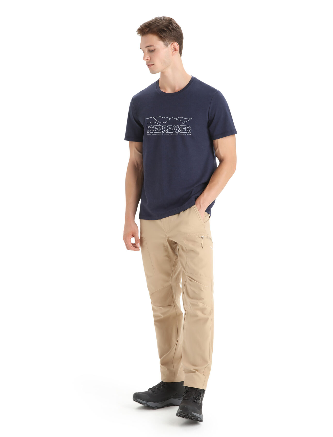 Men's Merino Central Classic Short Sleeve T-Shirt Icebreaker Story