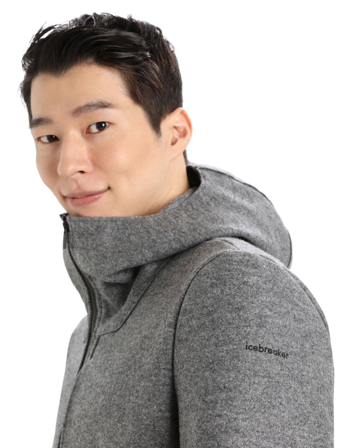 Men's Felted Merino Hooded Jacket