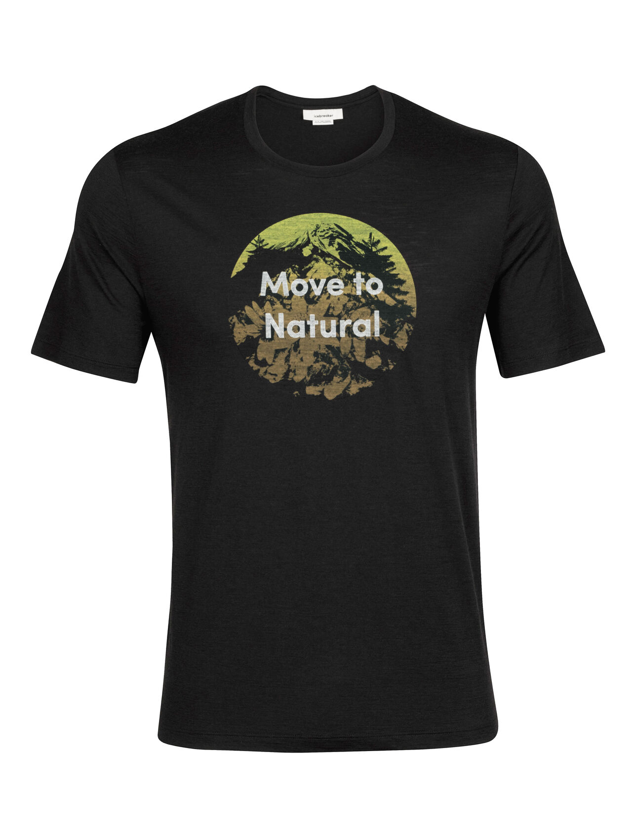 Men's Merino Tech Lite II Short Sleeve T-Shirt Natural Alps