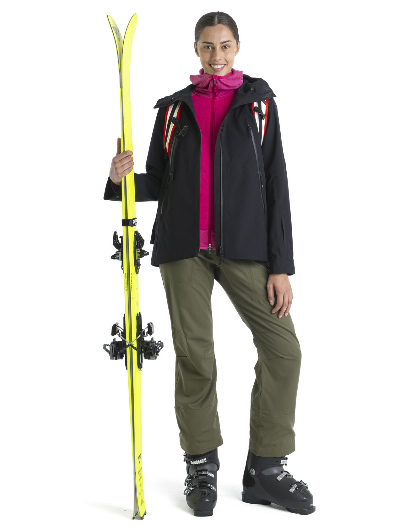 Women's Merino Quantum Hybrid Long Sleeve Zip Hoodie