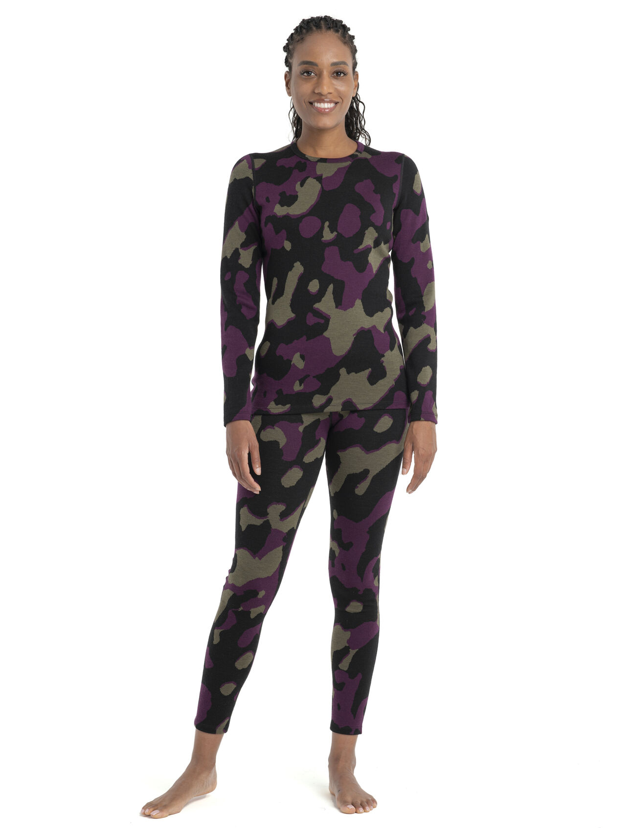 Women's Merino 260 Vertex Long Sleeve Thermal Top Natural Shades