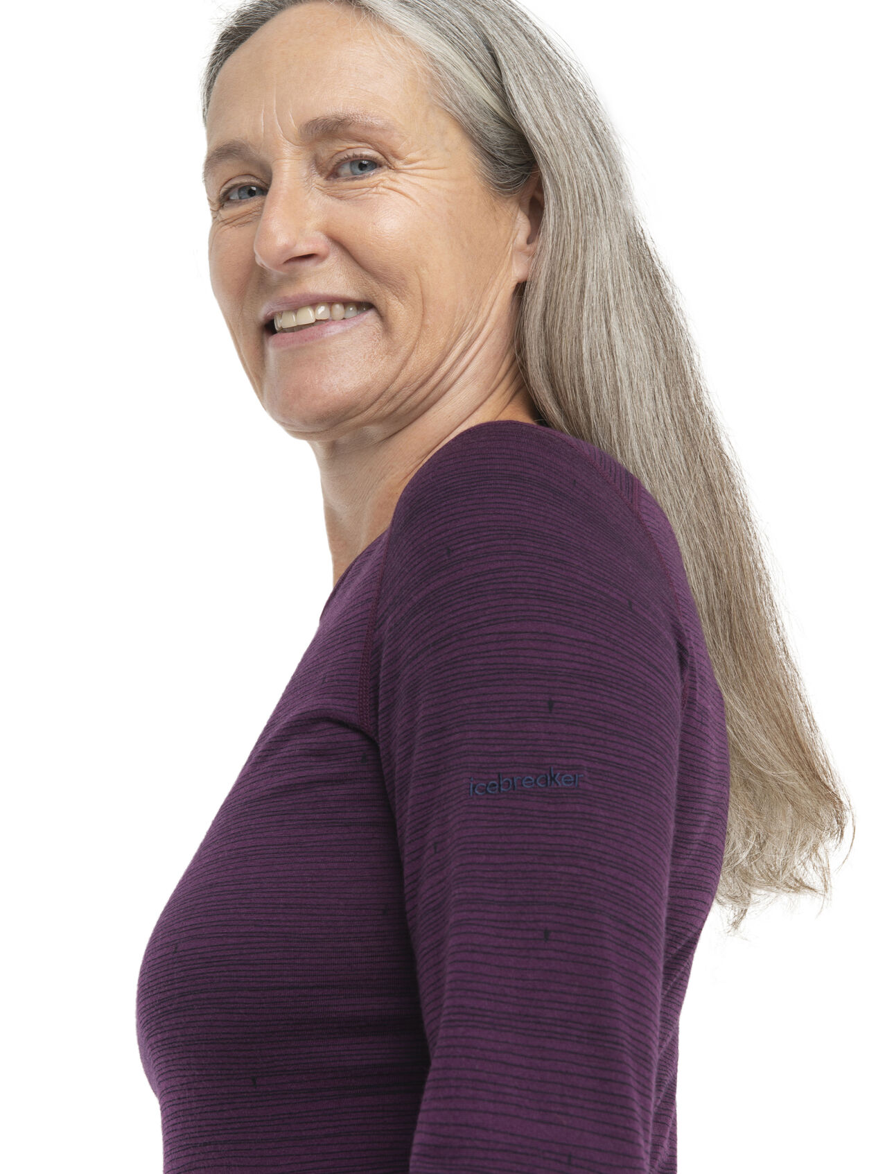 Women's Merino 200 Oasis Long Sleeve Crewe Thermal Top Ski Tracks