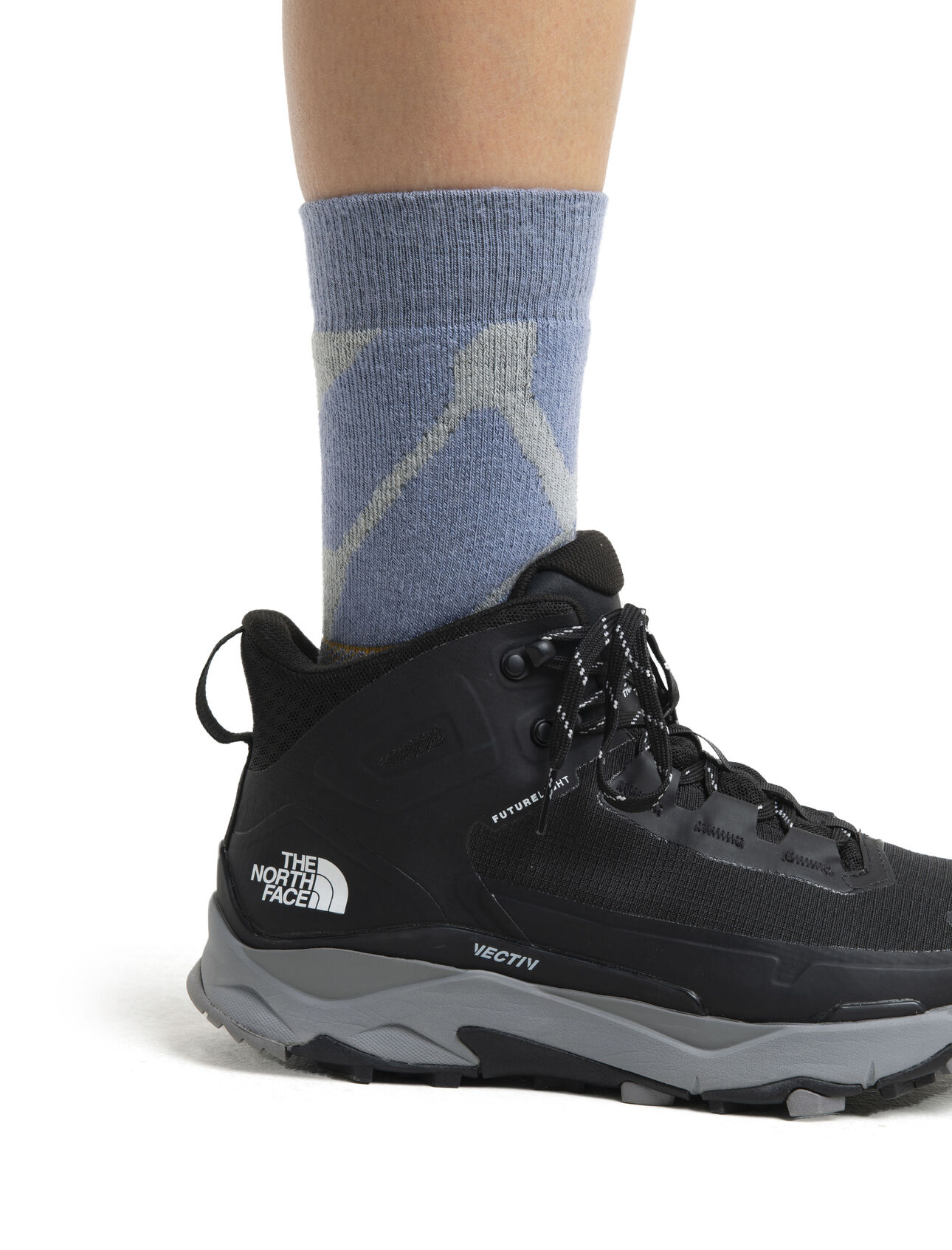Women's Merino Hike+ Medium Crew Socks Fractured Landscapes