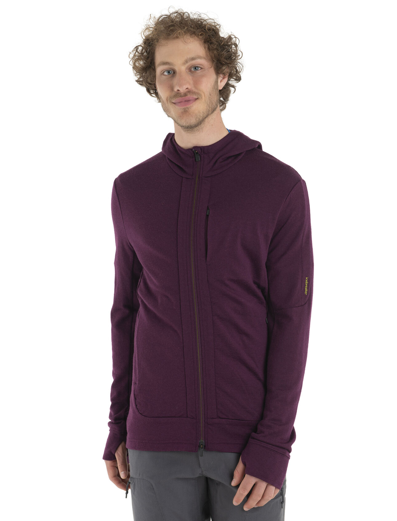 Men's Merino Quantum III Long Sleeve Zip Hoodie