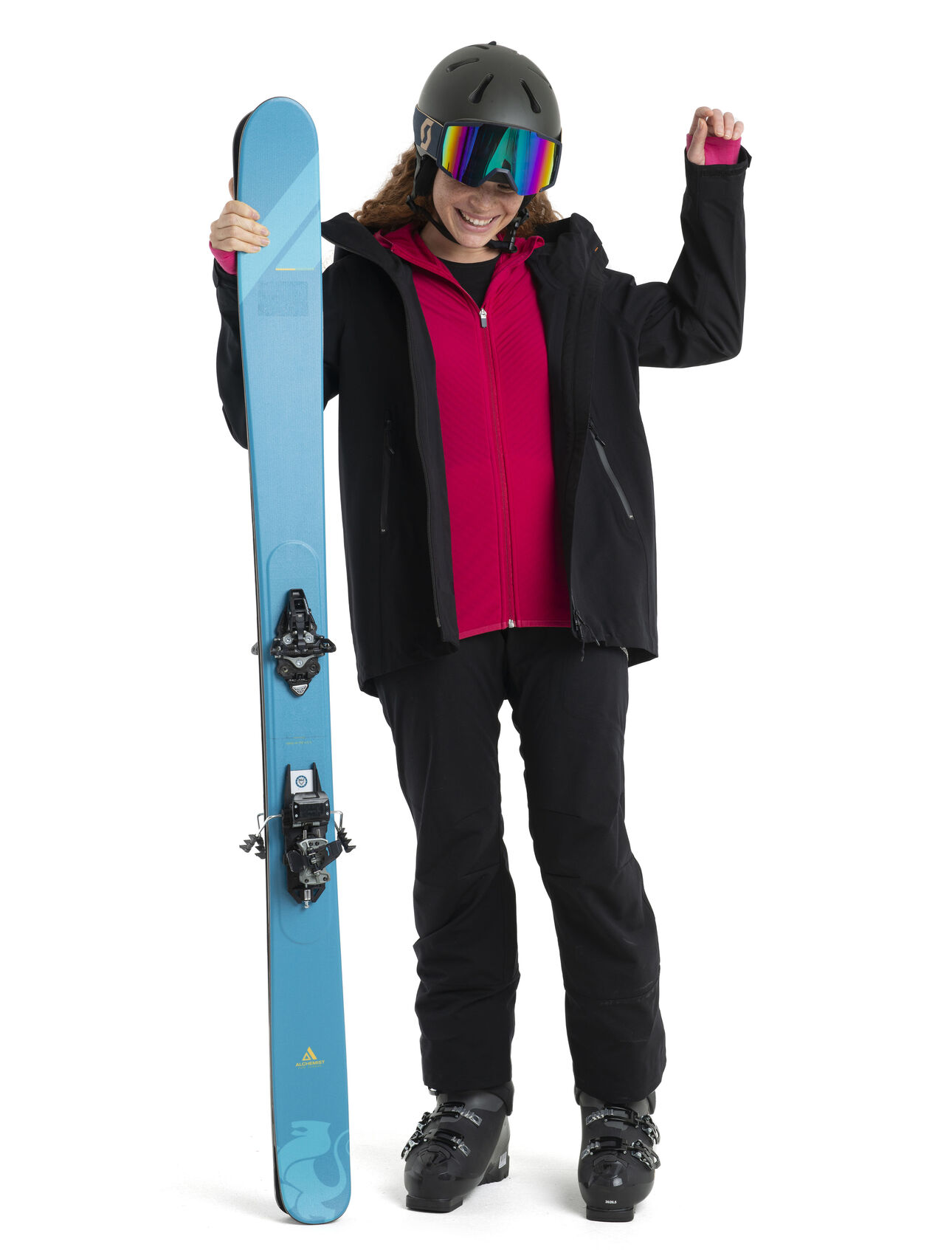 Women's RealFleece™ Merino Descender Long Sleeve Zip Hood Jacket