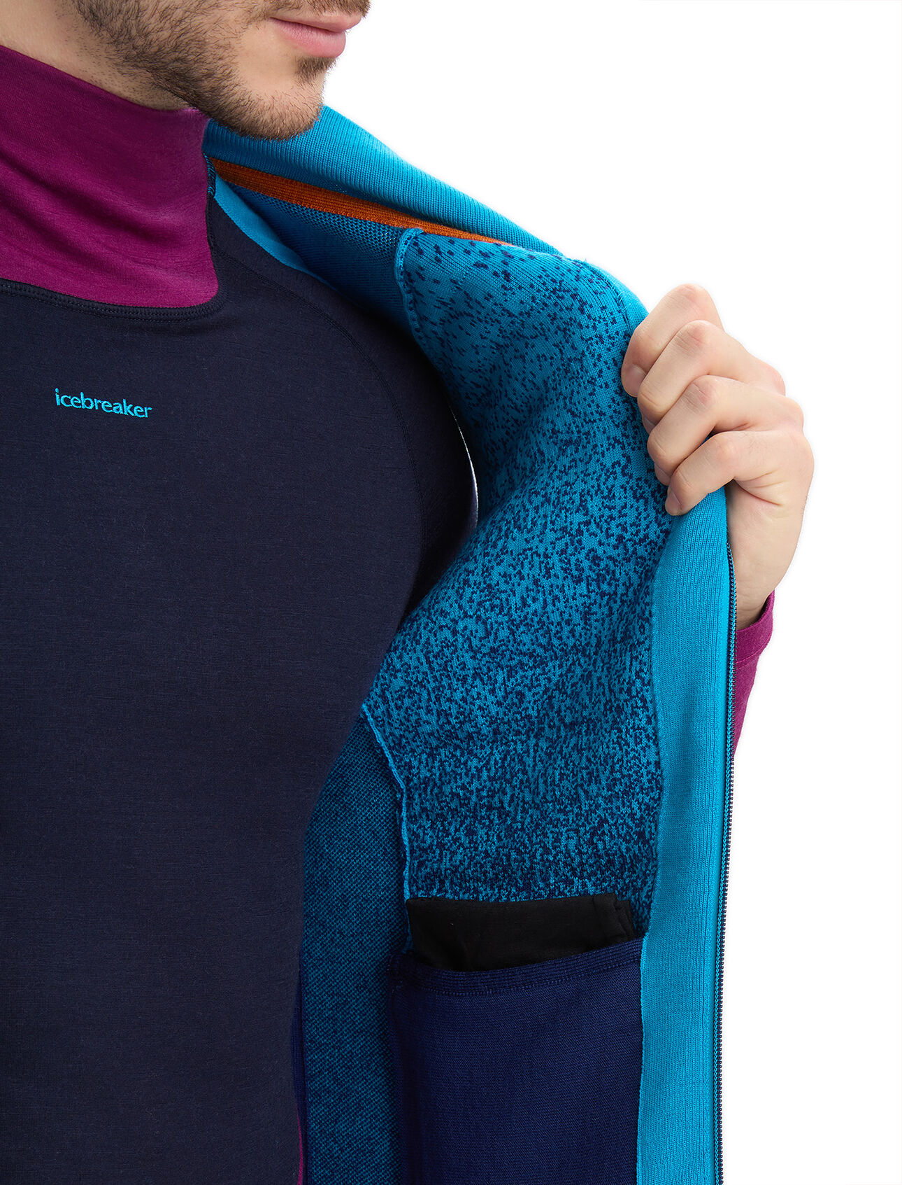 Men's ZoneKnit™ Merino Insulated Vest Into the Deep